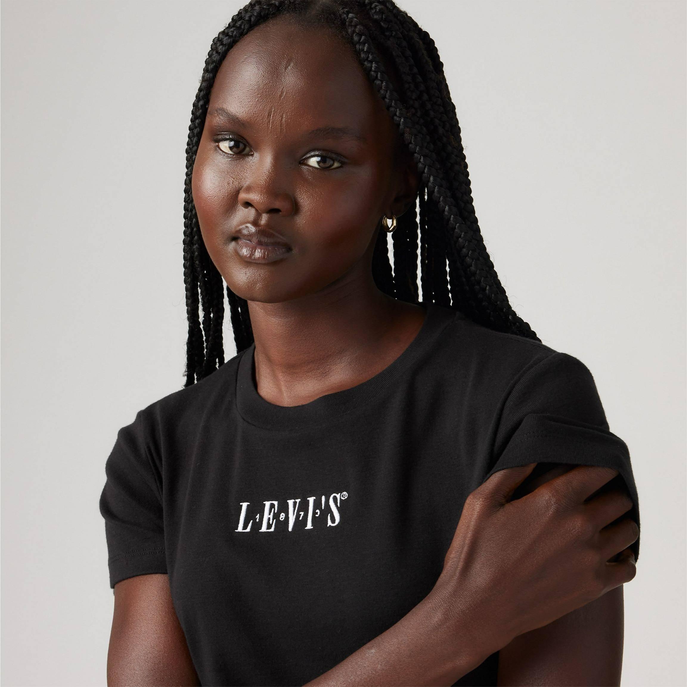 Black - Levis - Women's Essential Sporty Crop Top - 3