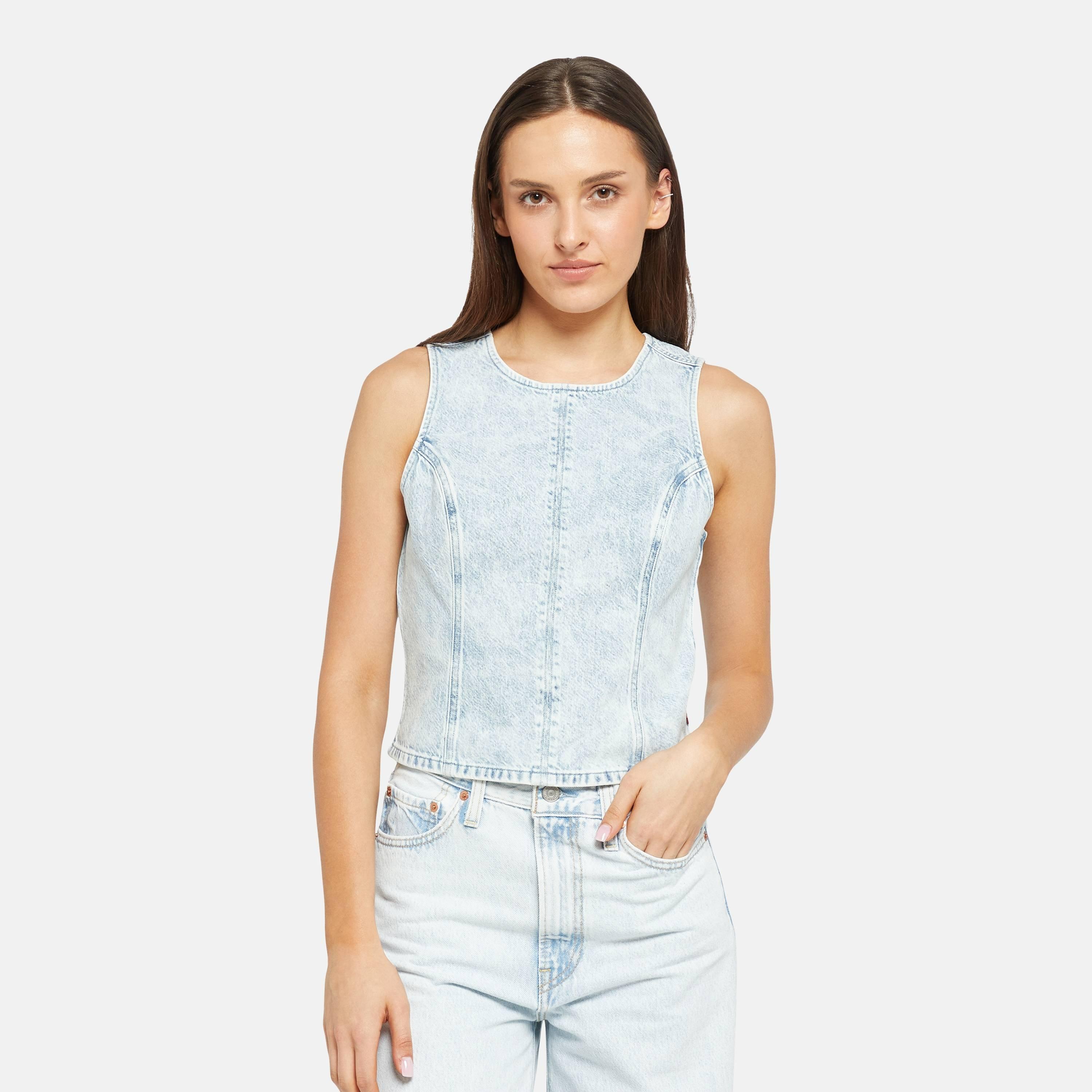 Acque Curative - Levis - Women's Topanga Denim Tank Vest - 2