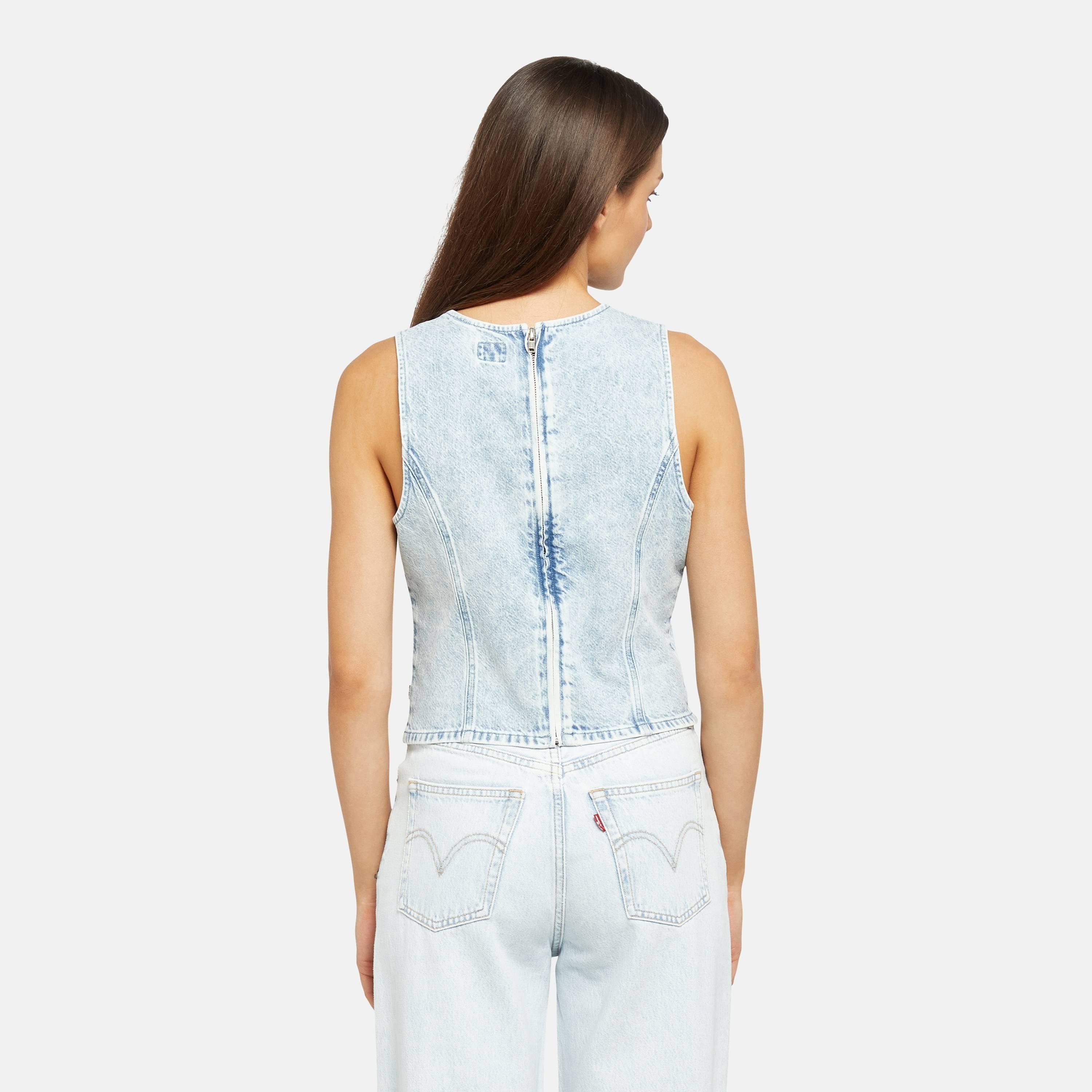 Acque Curative - Levis - Women's Topanga Denim Tank Vest - 3