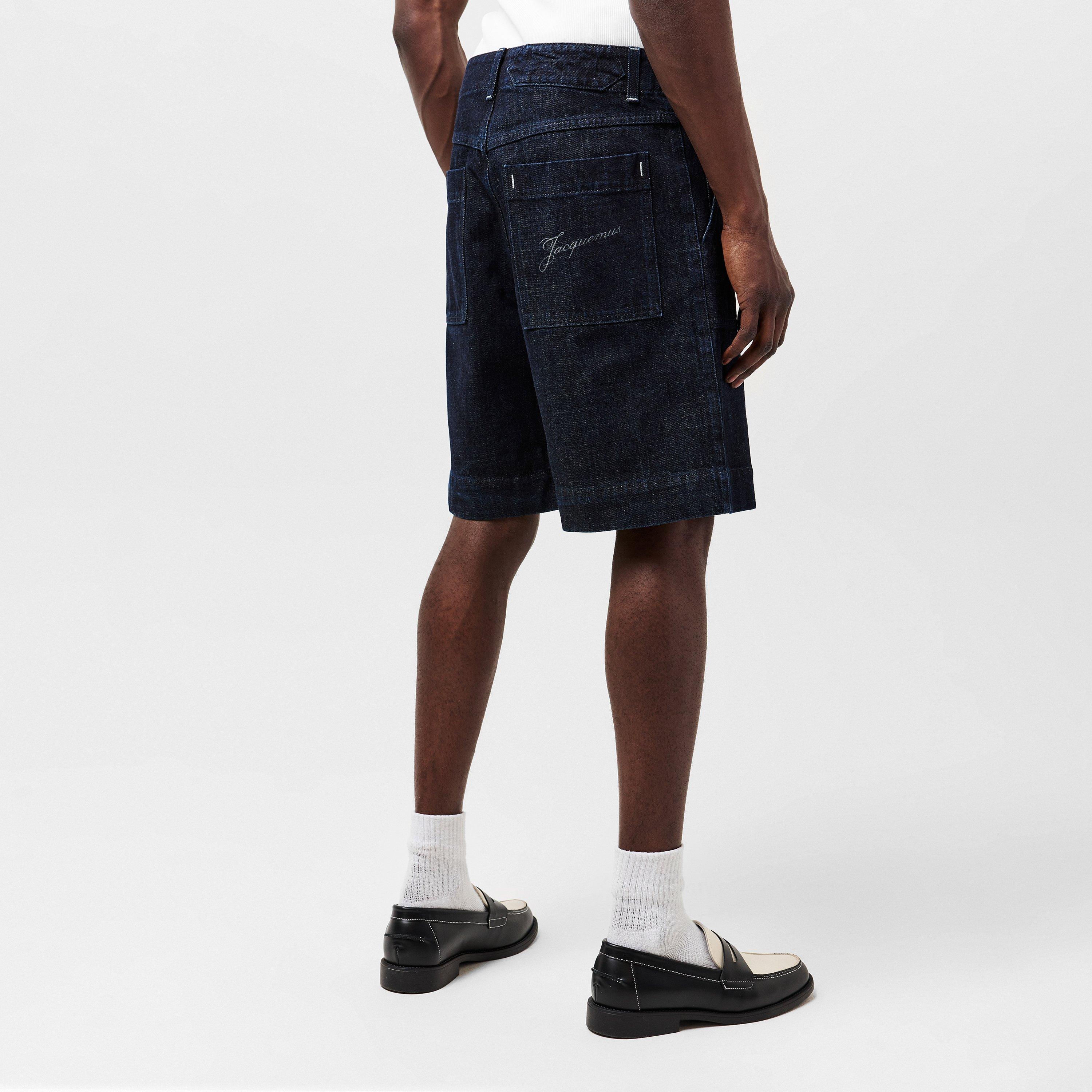 Dark Navy - Jacquemus - Le Short De-Nimes Shorts - 3
