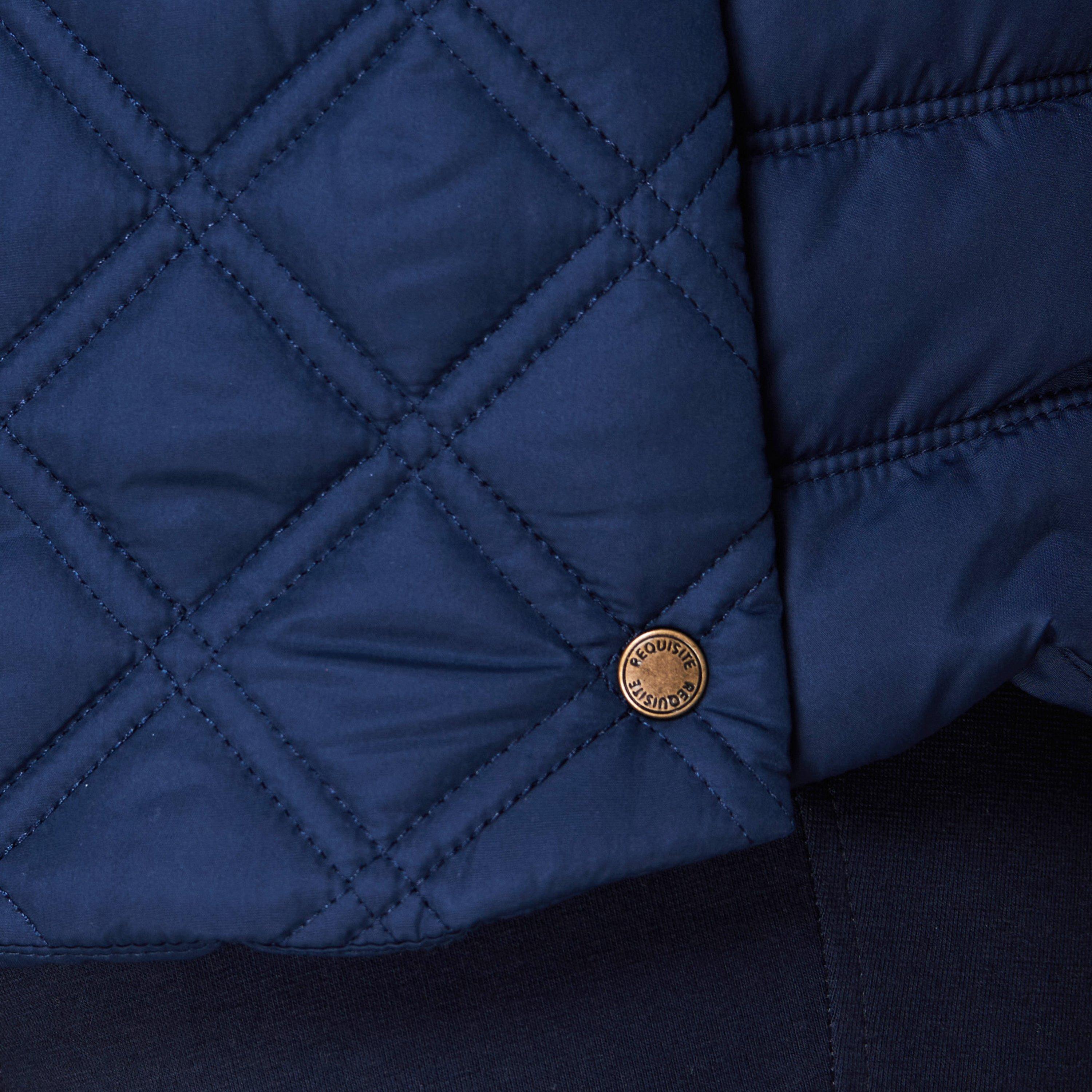 Navy - Requisite - Women's Quilted Slim Fit Gilet - 6