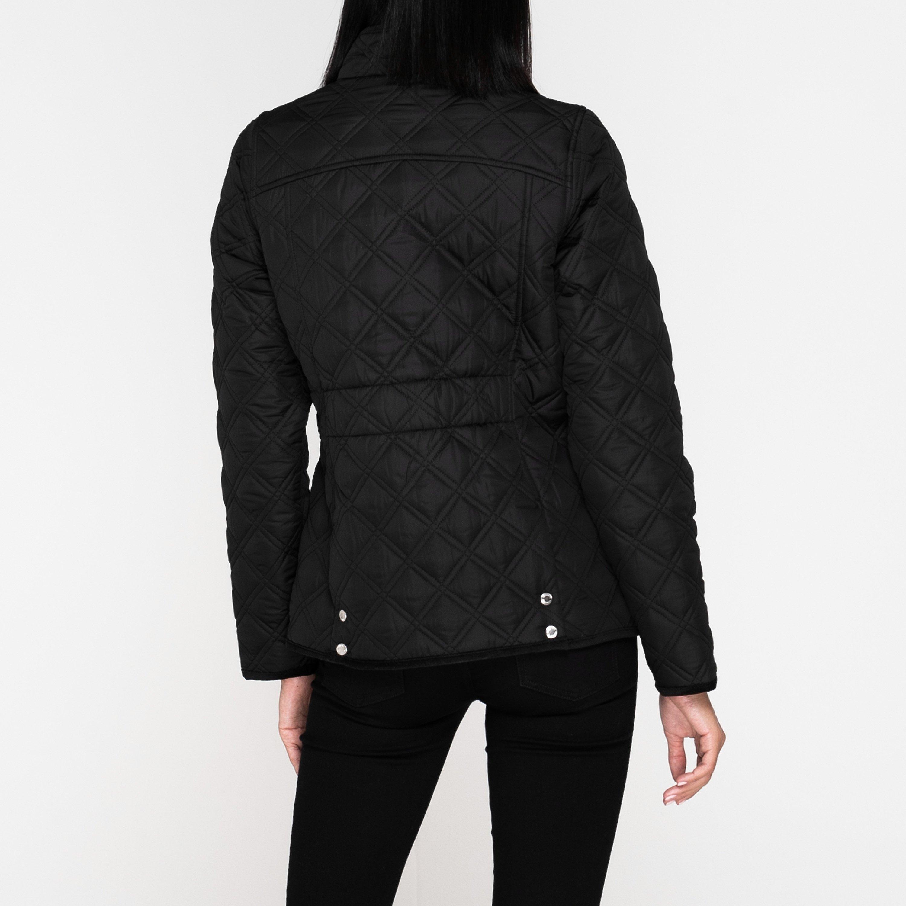 Sort - Requisite - Essential Quilted Long Sleeve Equestrian Jacket - 3