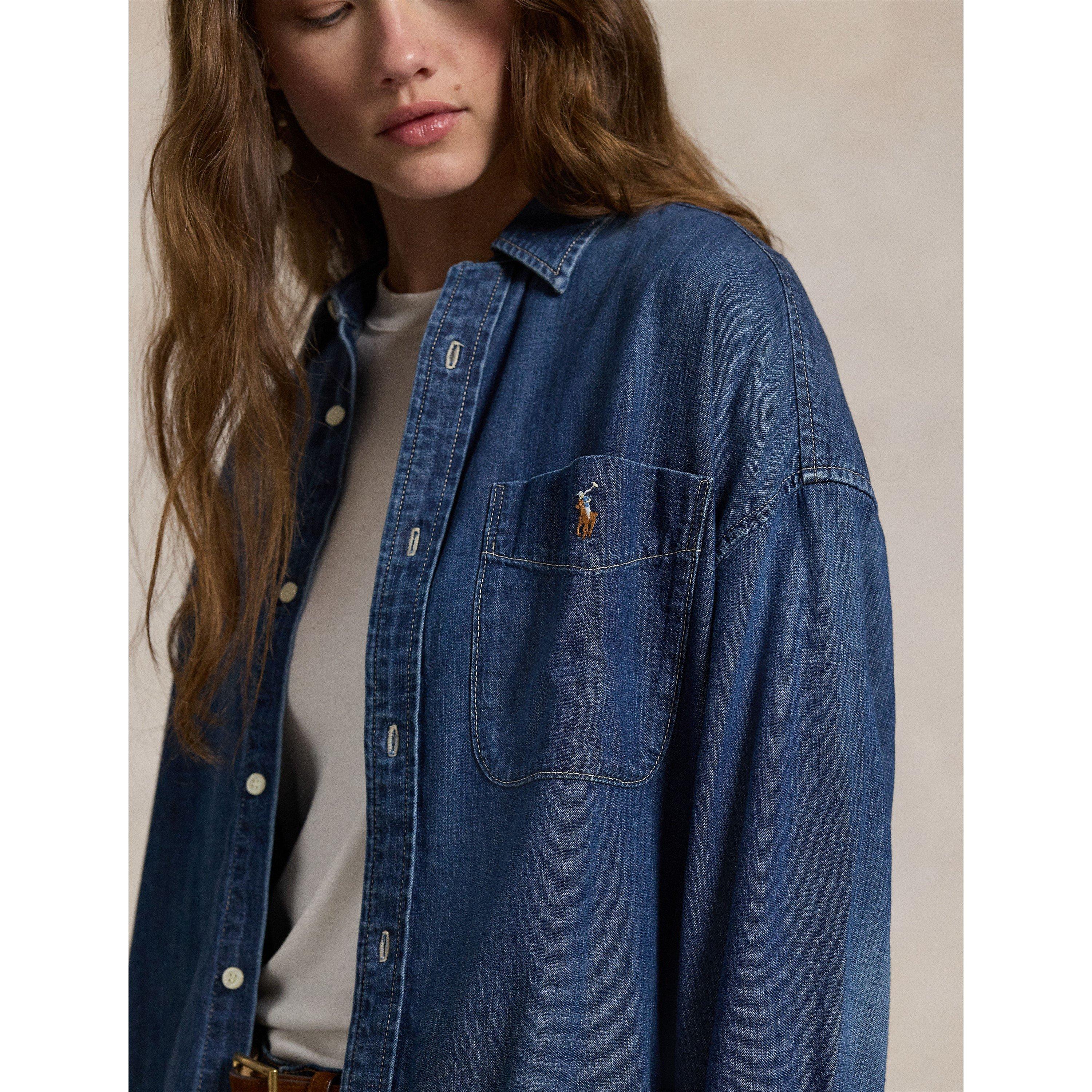 REMY WASH - Polo Ralph Lauren - Oversized Denim Shirt - 4