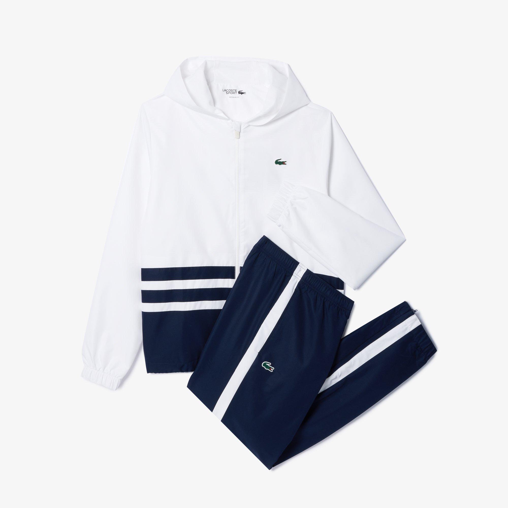 White/Navy Blue - Lacoste - Tennis Tracksuit - 13