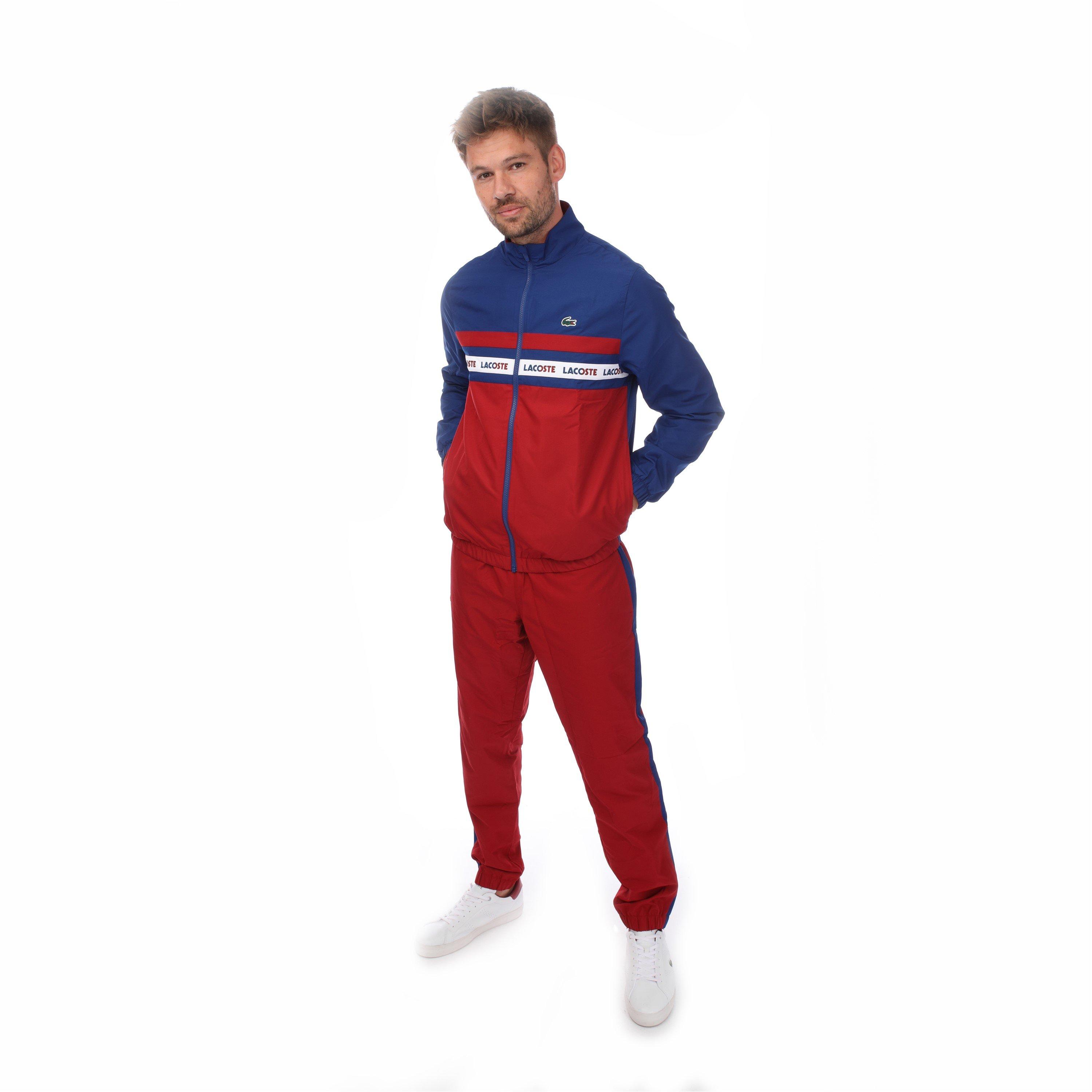 Kapetan/Sada - Lacoste - Men's Logo Stripe Performance Tracksuit - 1