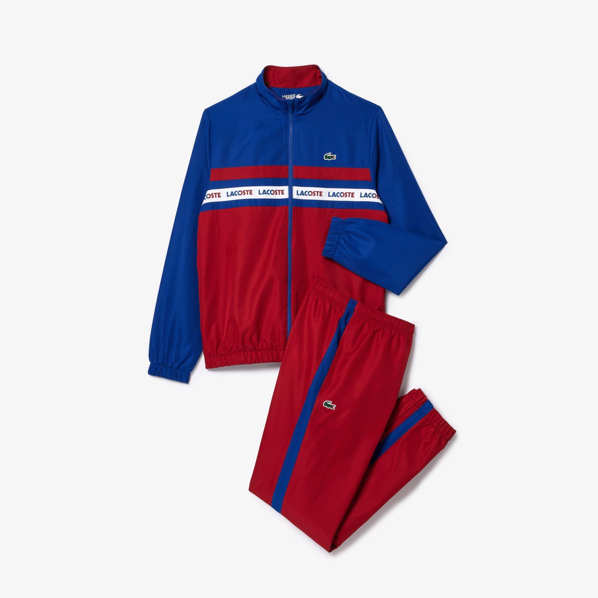 Capitano/Ora - Lacoste - Men's Logo Stripe Performance Tracksuit - 14