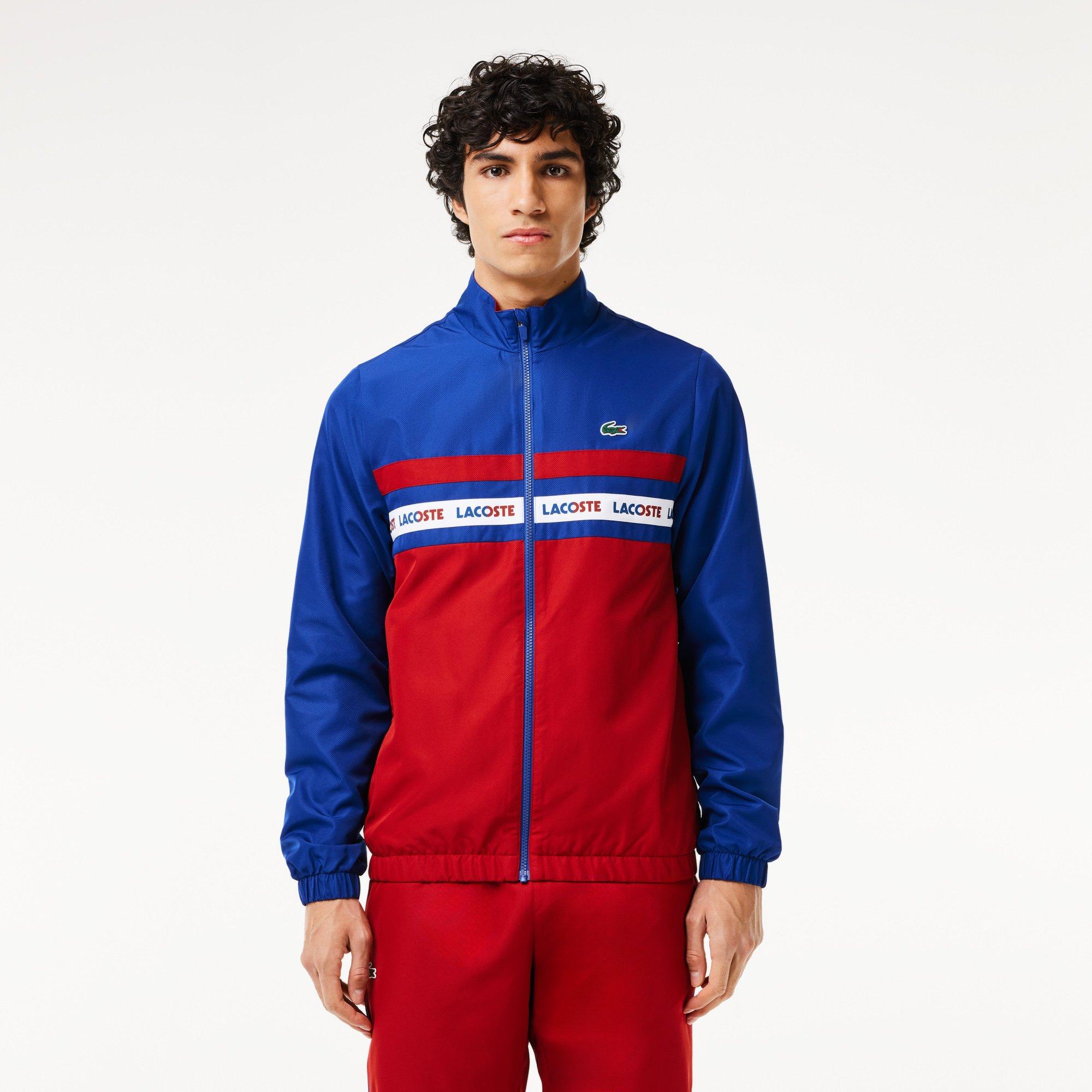 Capitano/Ora - Lacoste - Men's Logo Stripe Performance Tracksuit - 5