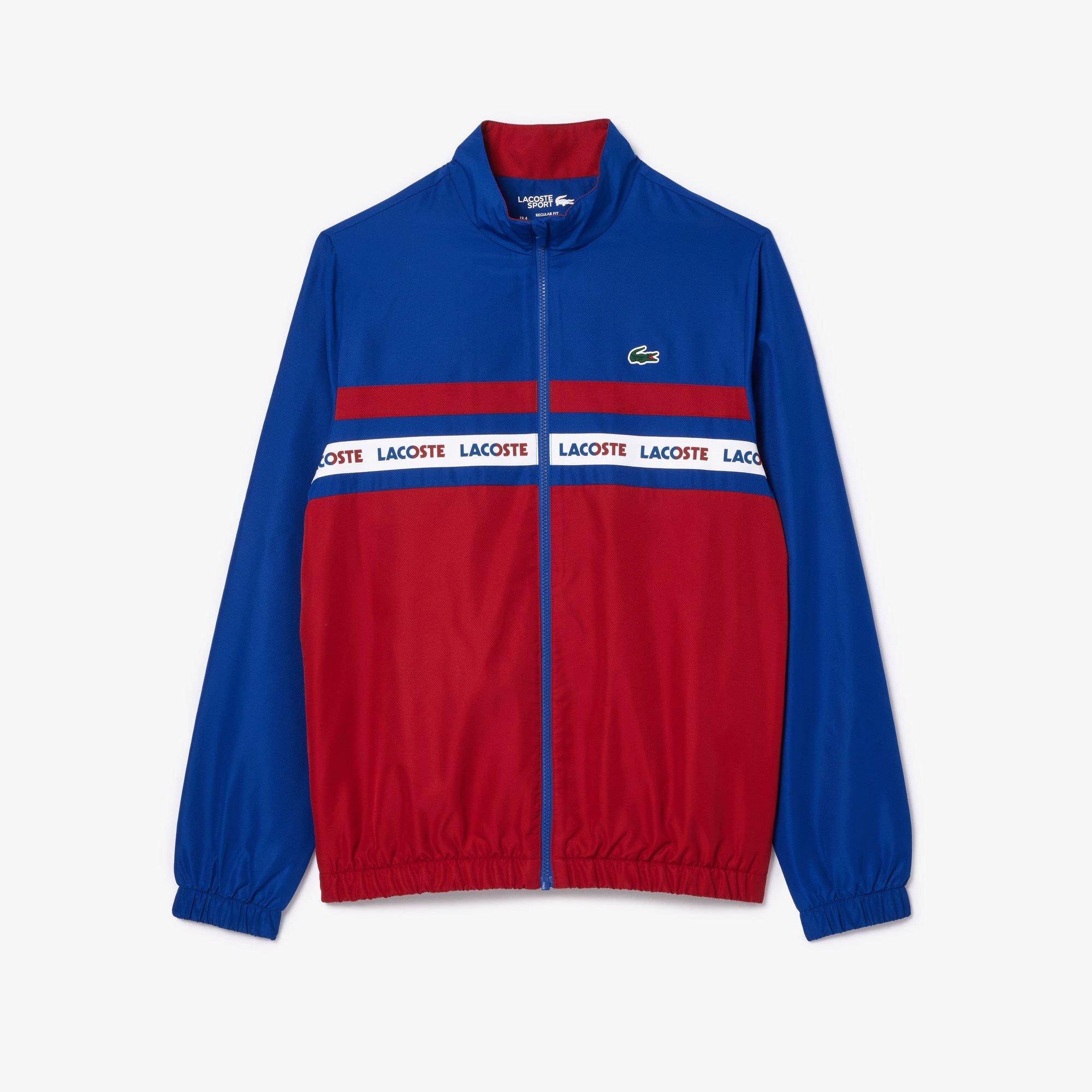 Capitano/Ora - Lacoste - Men's Logo Stripe Performance Tracksuit - 7