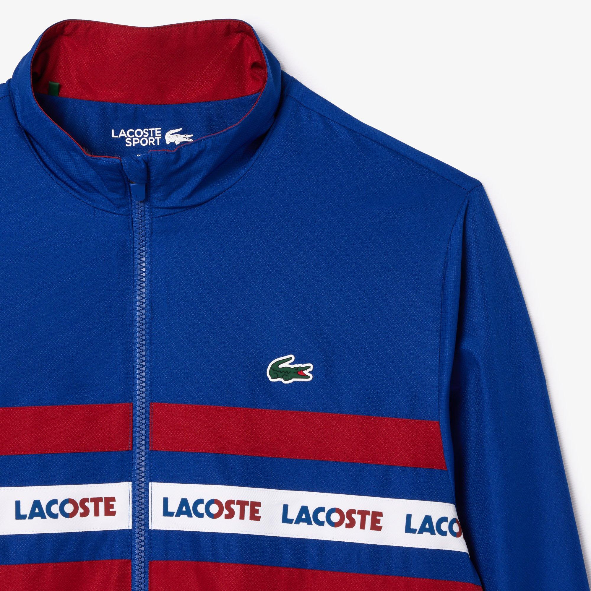 Capitano/Ora - Lacoste - Men's Logo Stripe Performance Tracksuit - 9