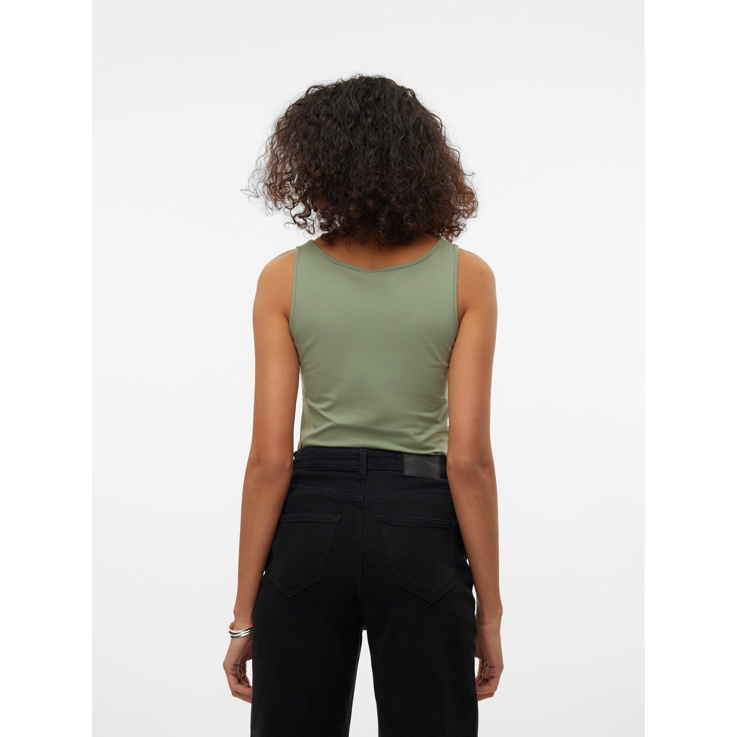 Hedge Green - Vero Moda - Women's Tank Vest - 3
