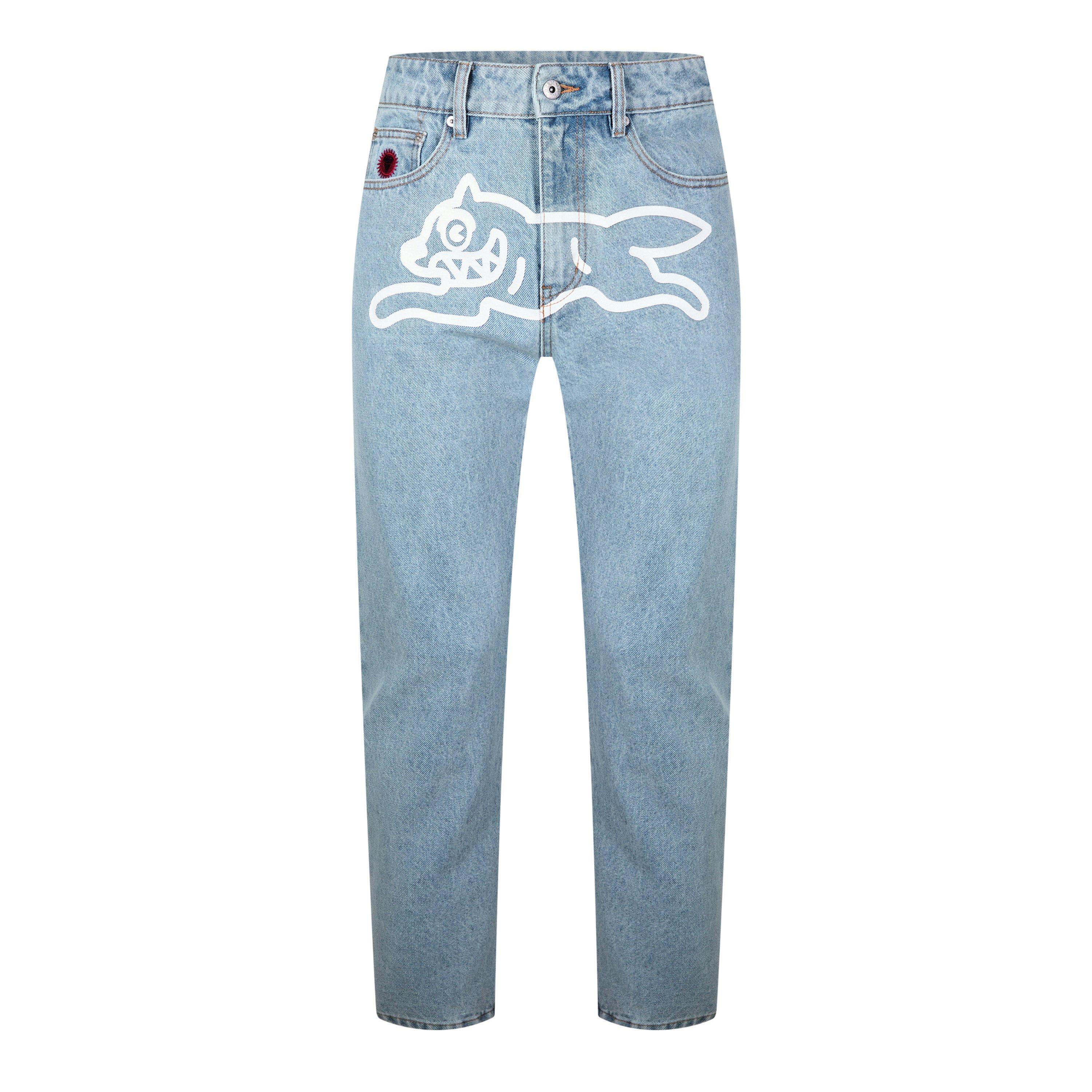 Heavy Wash Blue - ICECREAM - Running Dog Denim Jeans - 1