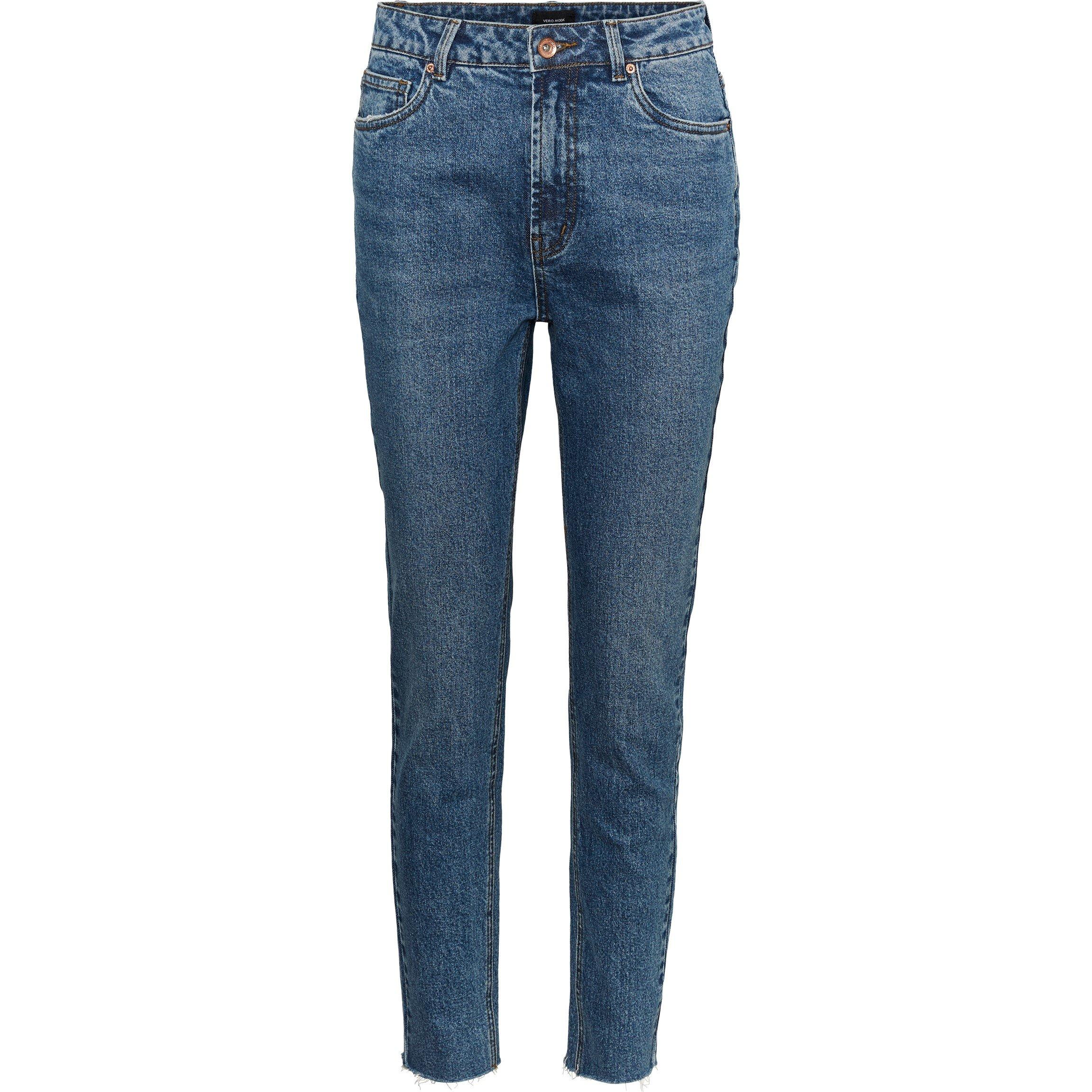 Denim medio - Vero Moda - Women's Slim Fit Straight Leg Jeans - 5