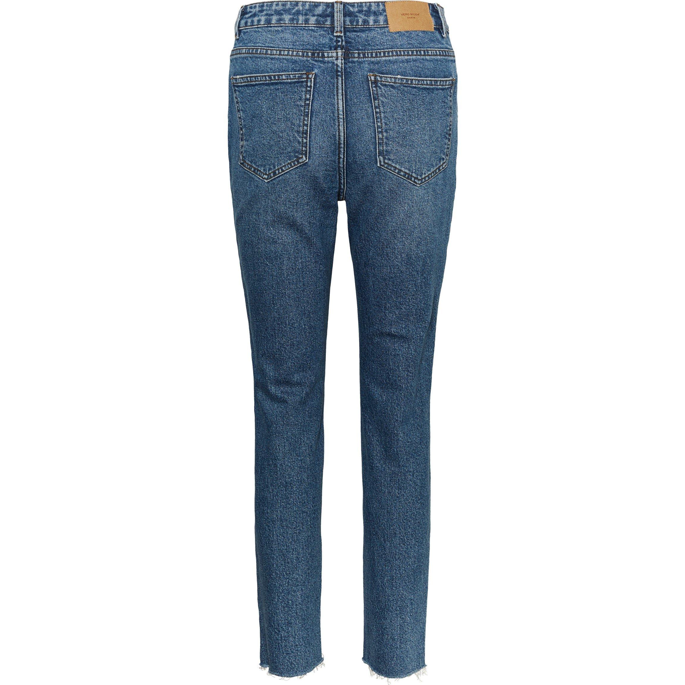 Denim medio - Vero Moda - Women's Slim Fit Straight Leg Jeans - 6