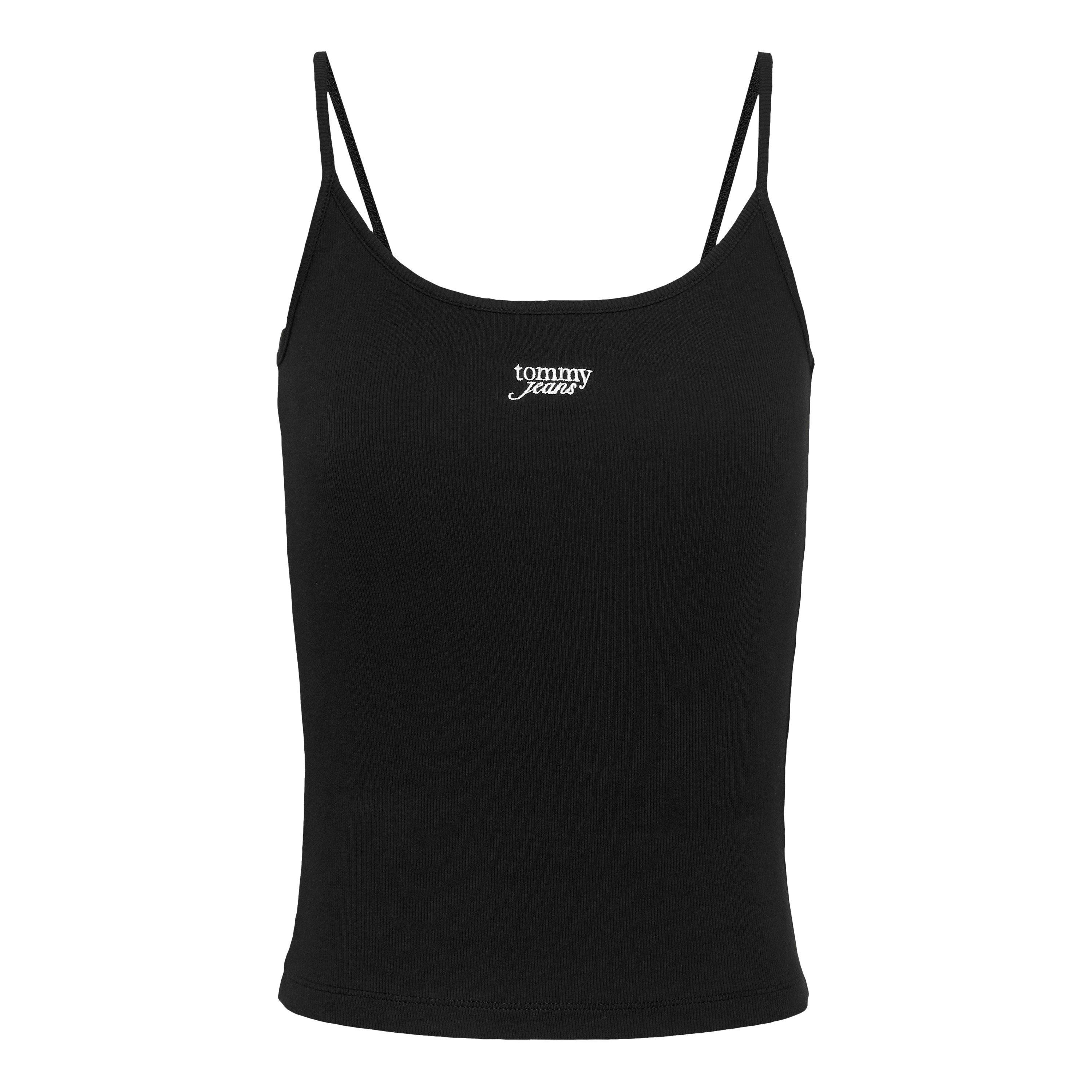 Nero - Tommy Jeans - Women's Script Strappy Cami Top - 1