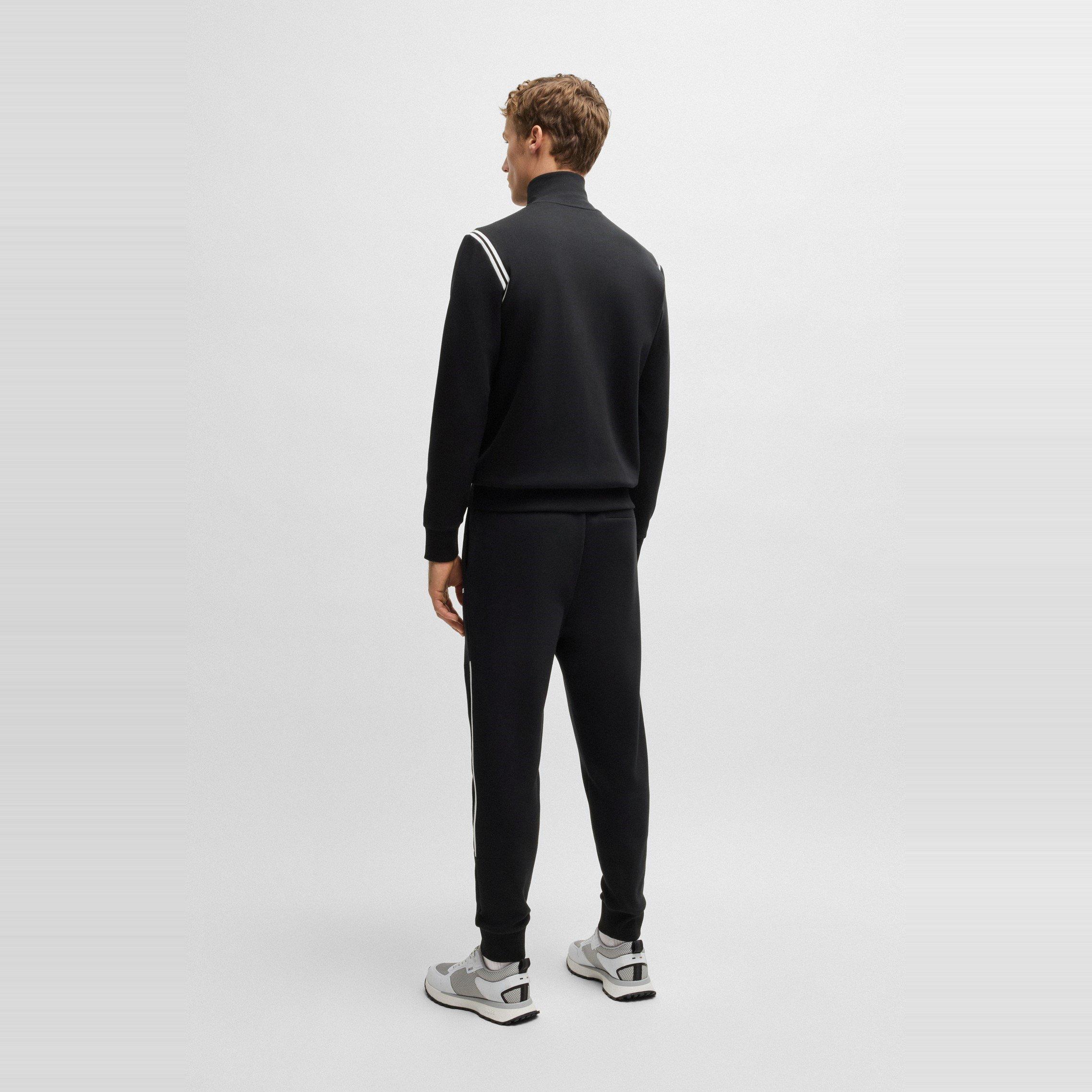 Black 001 - Boss - Men's HBG Fleece Tracksuit Set - 3