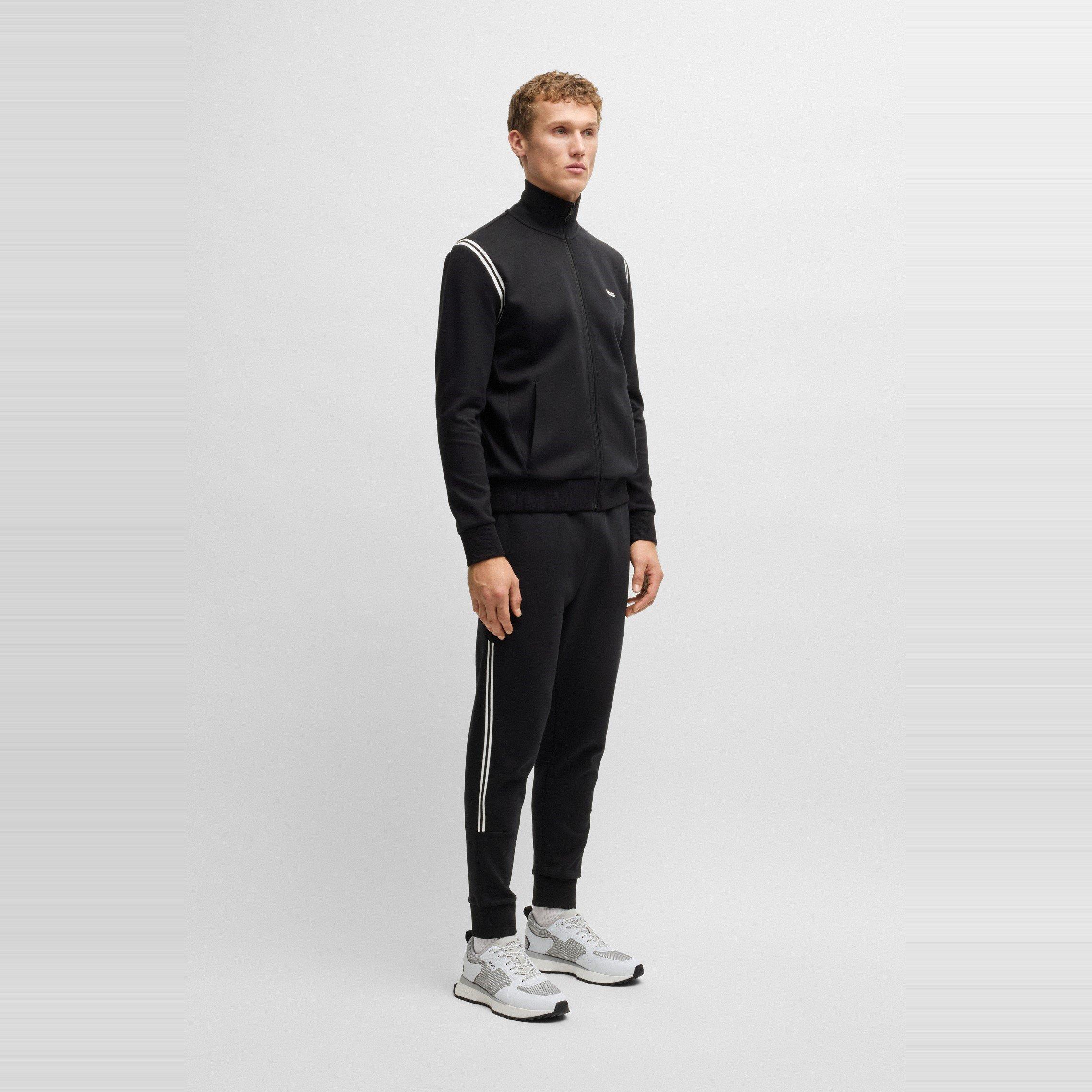 Black 001 - Boss - Men's HBG Fleece Tracksuit Set - 5