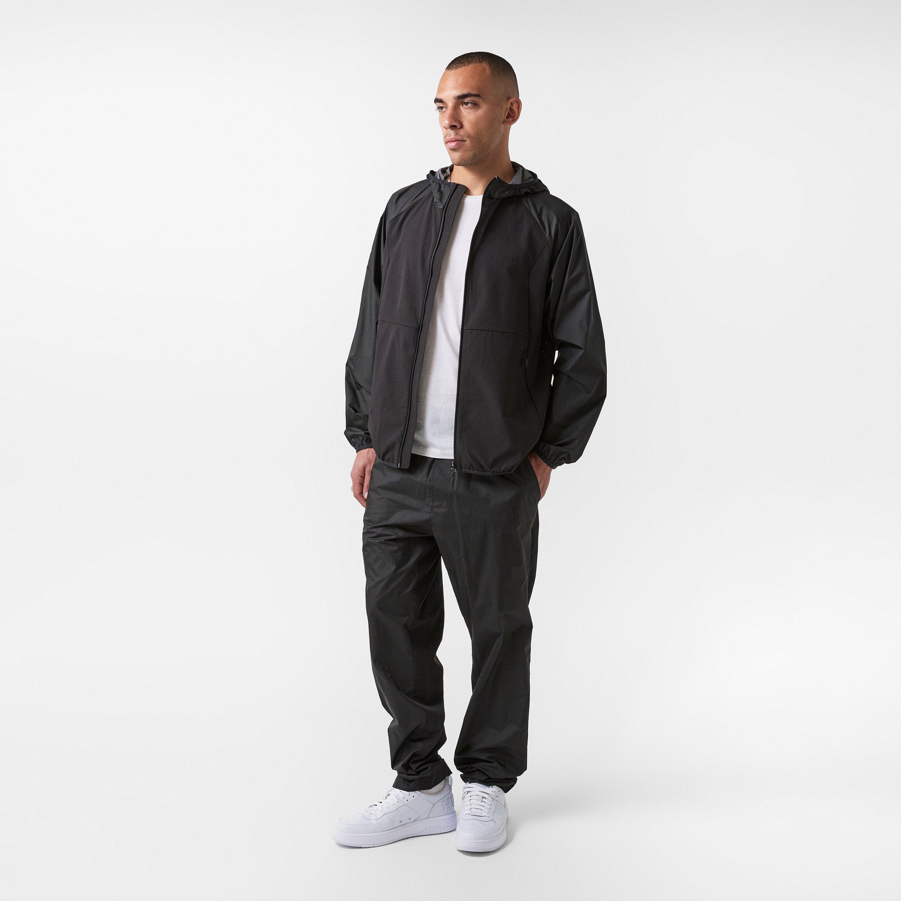 Black 001 - Boss - Men's HBG Trainer Air Tracksuit - 6