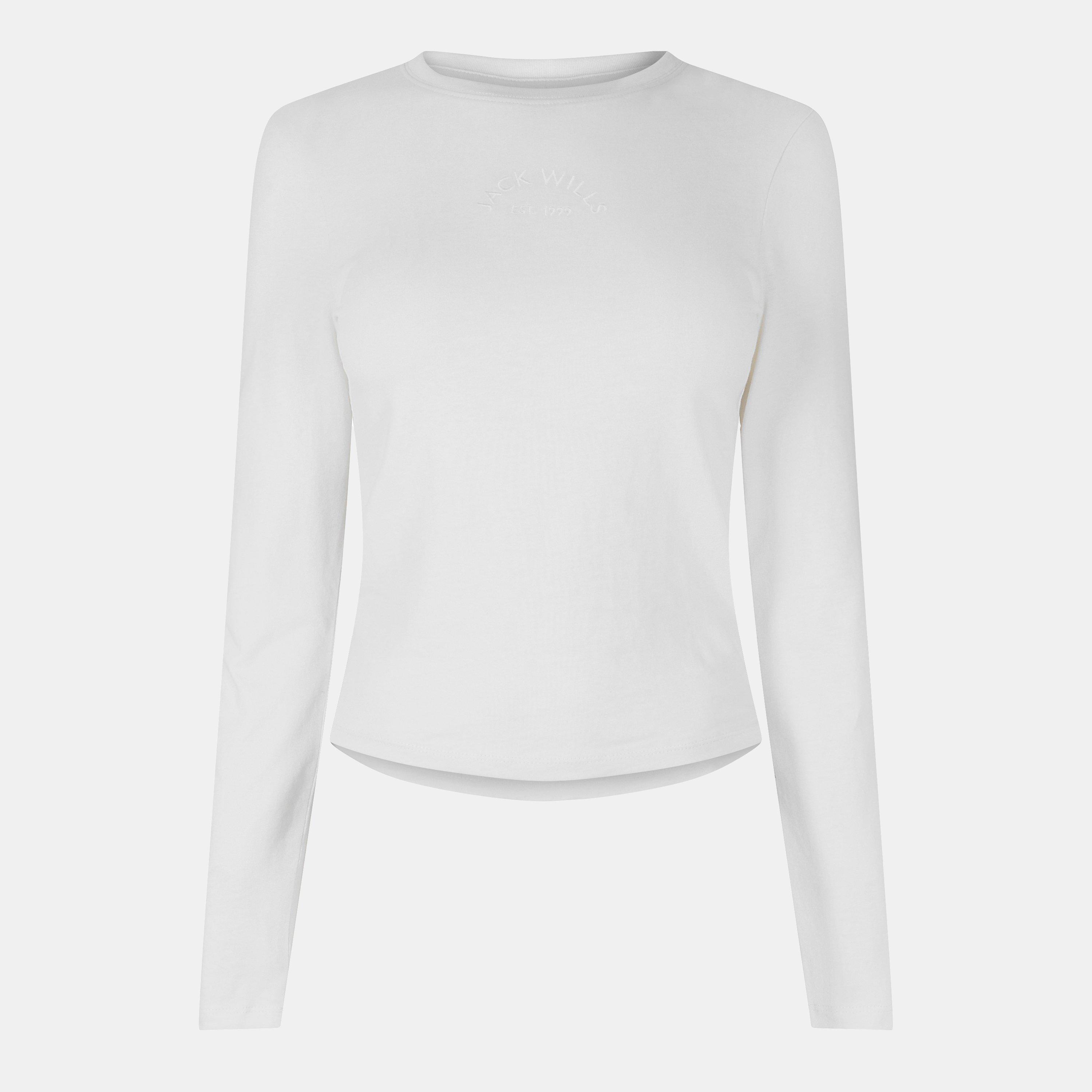 Vintage White - Jack Wills - Women's Long-Sleeve T-Shirt - 1