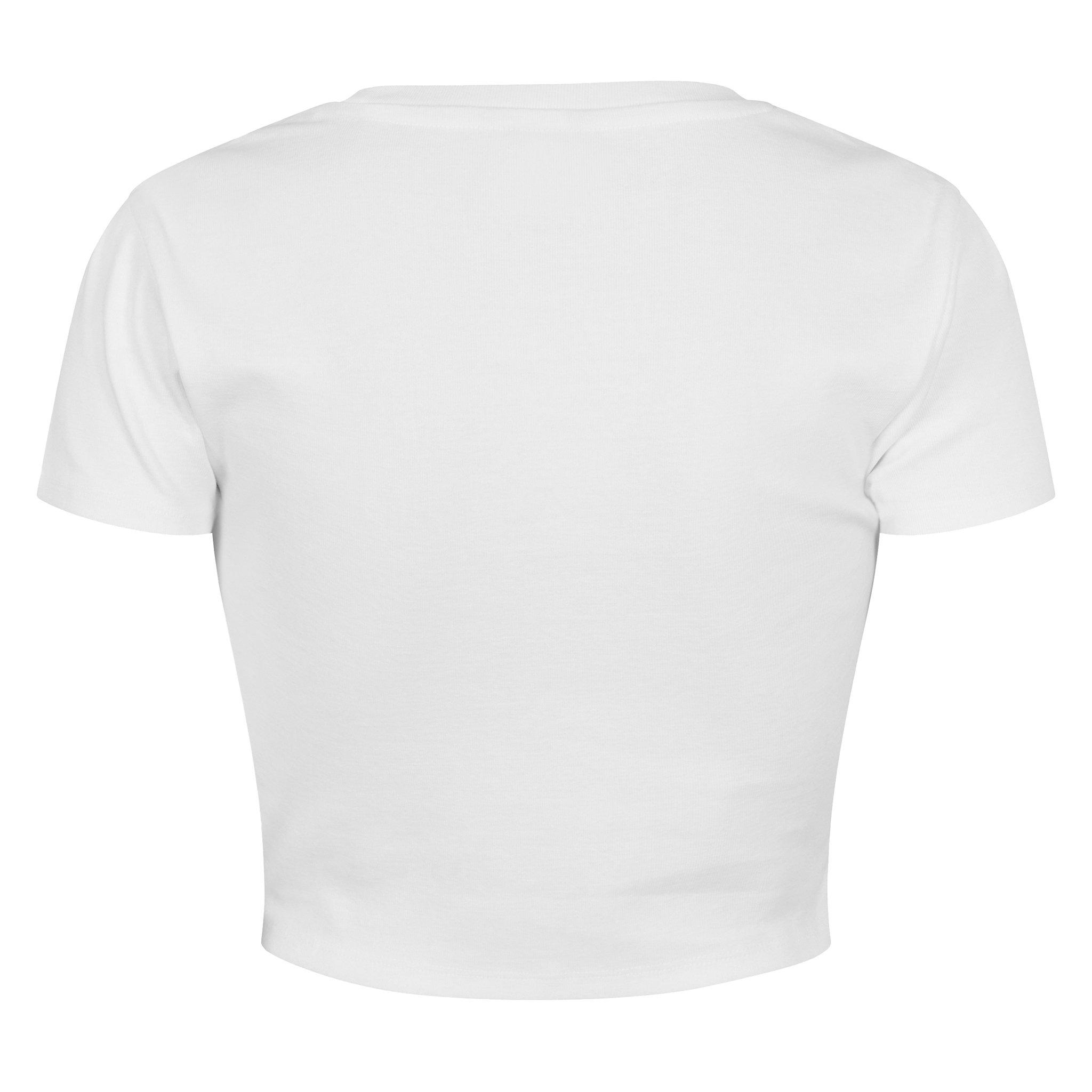 White - Jack Wills - Cropped Baby Tee Ladies - 2