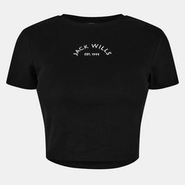 Jack Wills Cropped Baby Tee Ladies