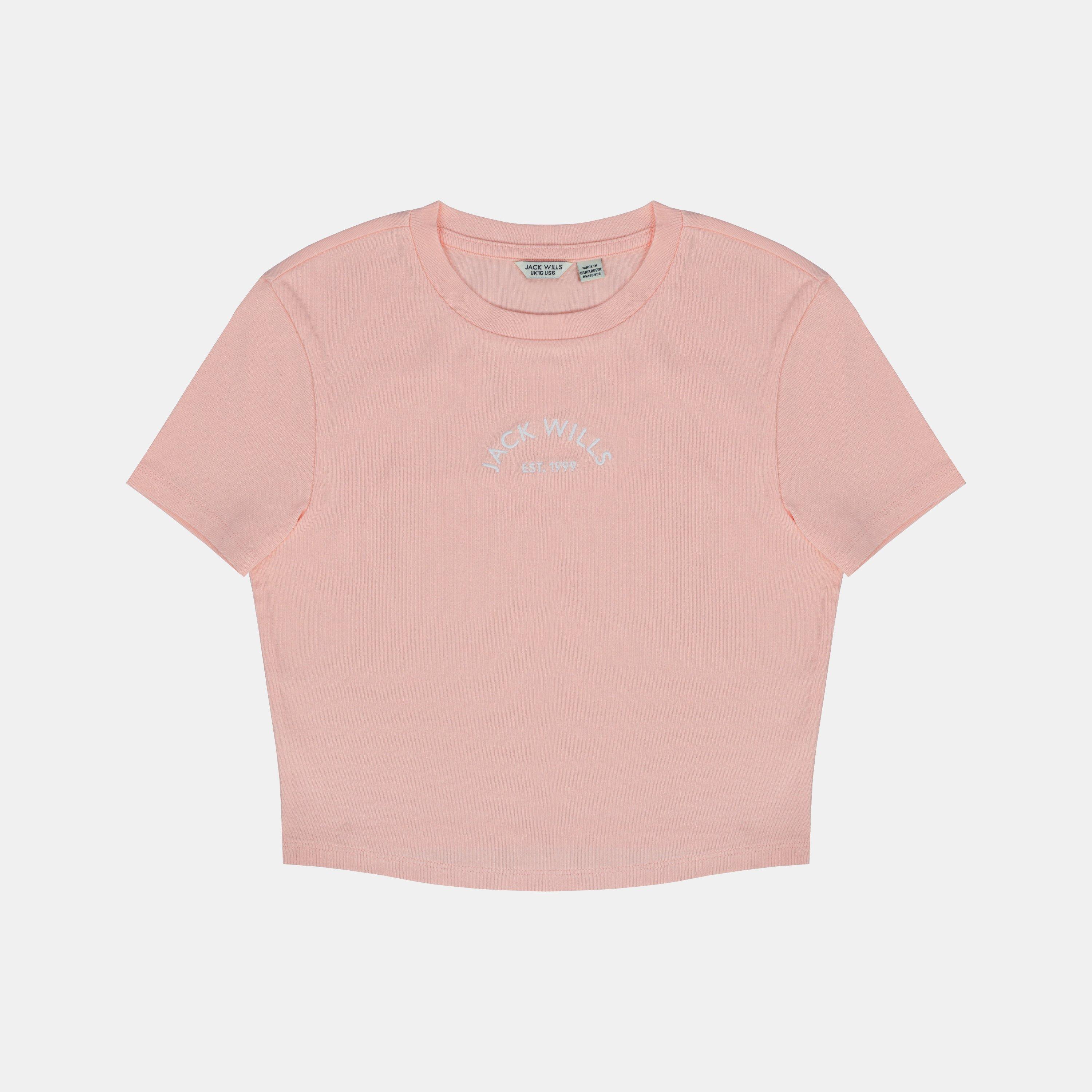 Jack Wills Cropped Baby Tee Ladies