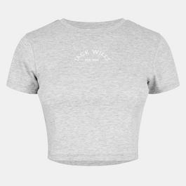 Jack Wills Cropped Baby Tee Ladies