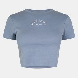 Jack Wills Cropped Baby Tee Ladies