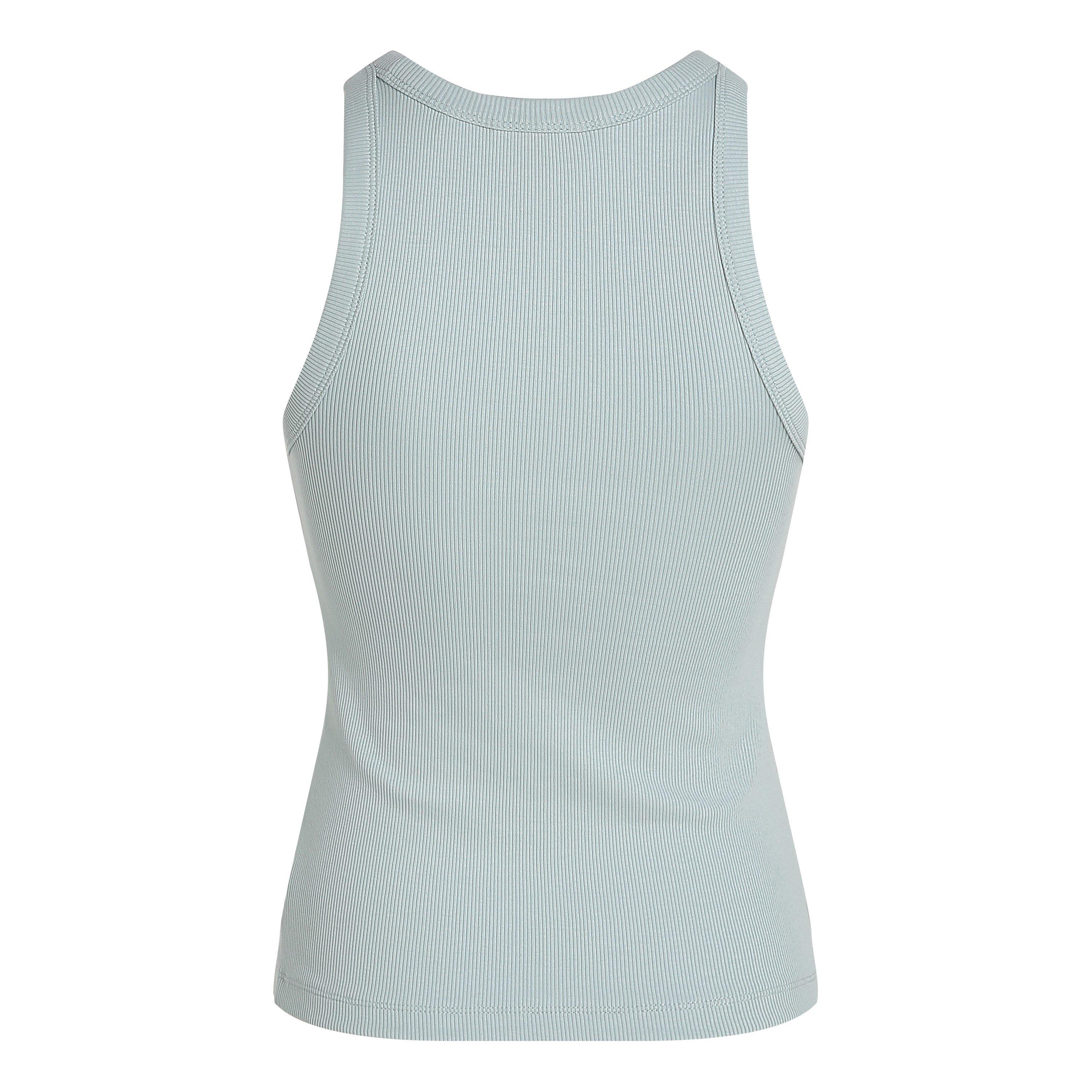 Azul nube - Calvin Klein Jeans - Women's Woven Label Rib Cami Top - 6