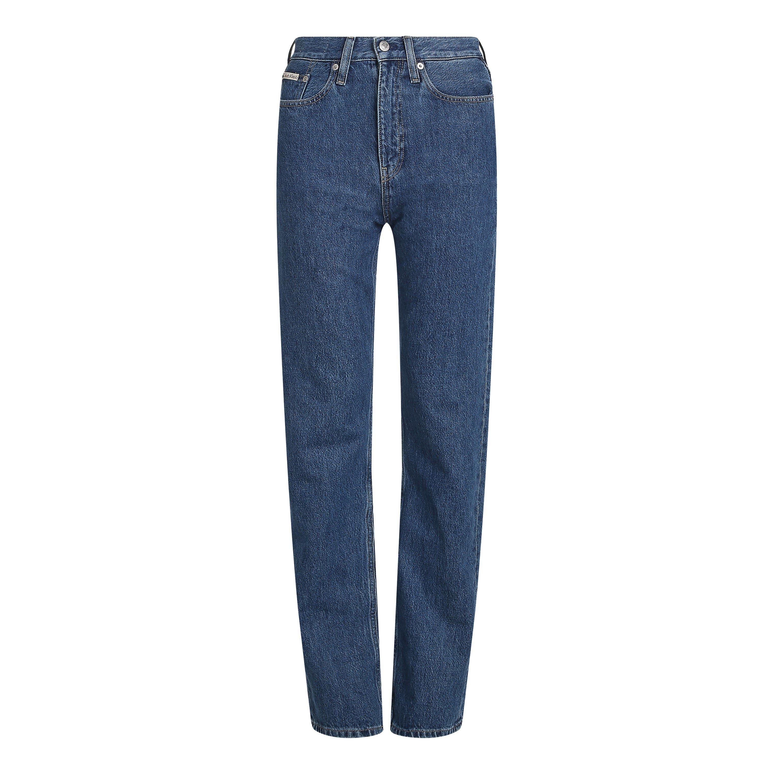 Denim medio - Calvin Klein Jeans - Women's High Rise Straight Leg Jeans - 5