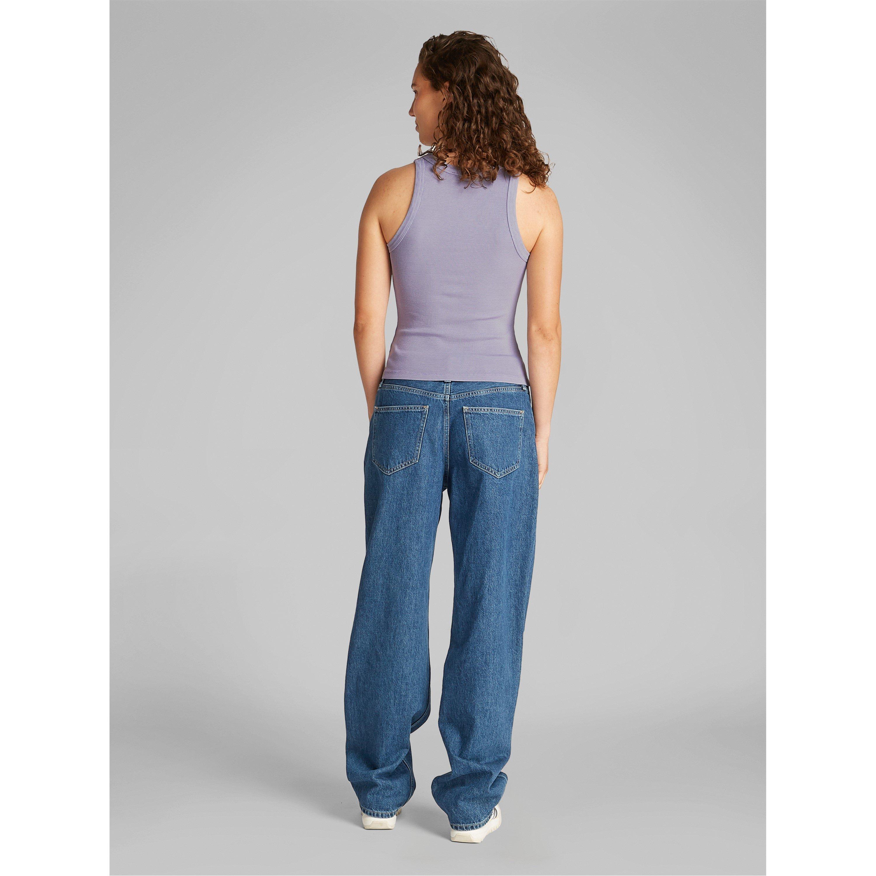 Persian Violet - Calvin Klein Jeans - Women's Washed Woven Rib Cami Top - 4