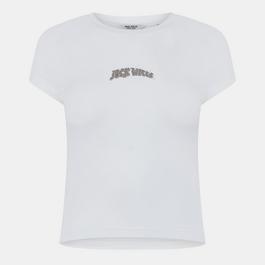 Jack Wills Graphic Cap Sleeve T-shirt