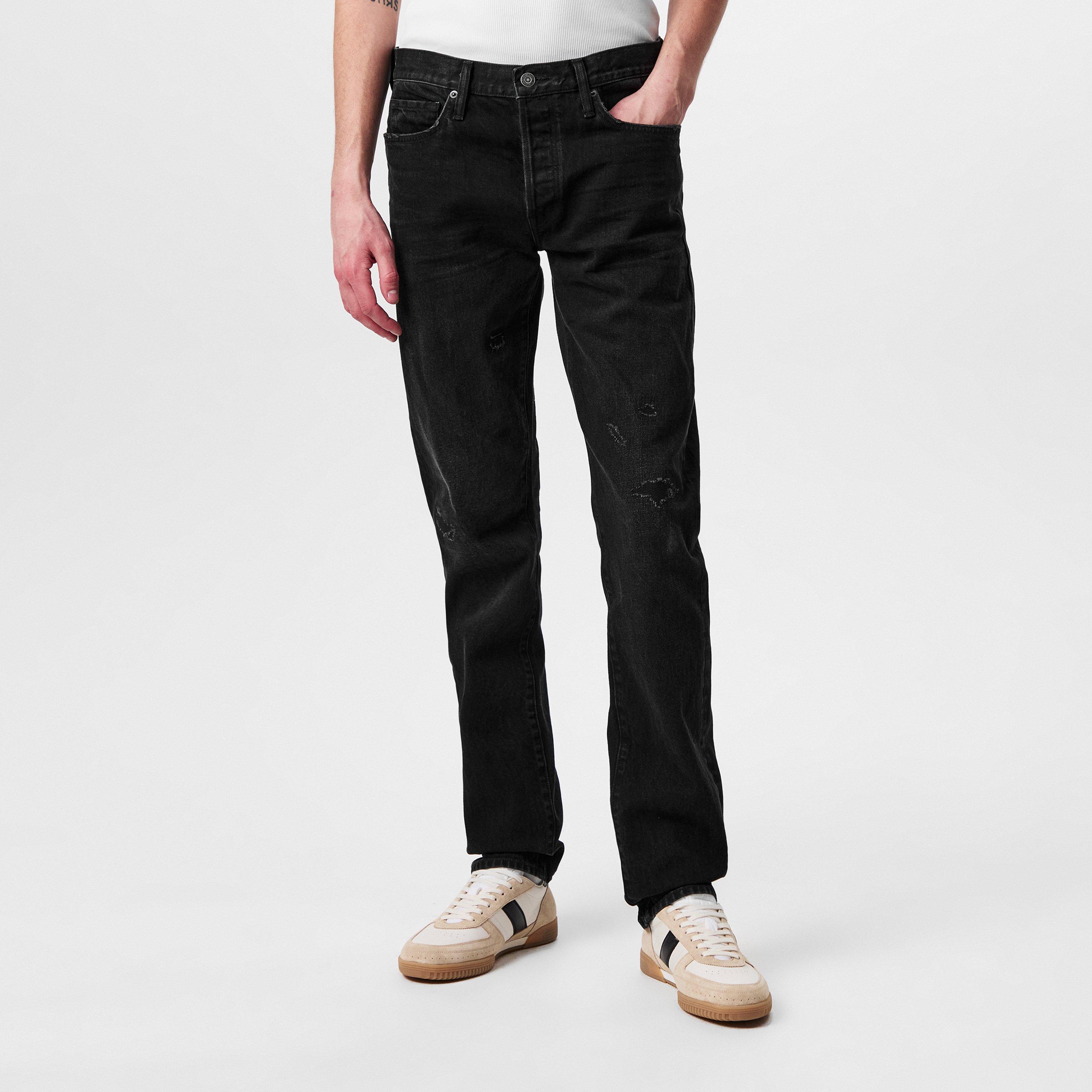 Washed Black - Tom Ford - Men's Straight Leg Jeans - 3