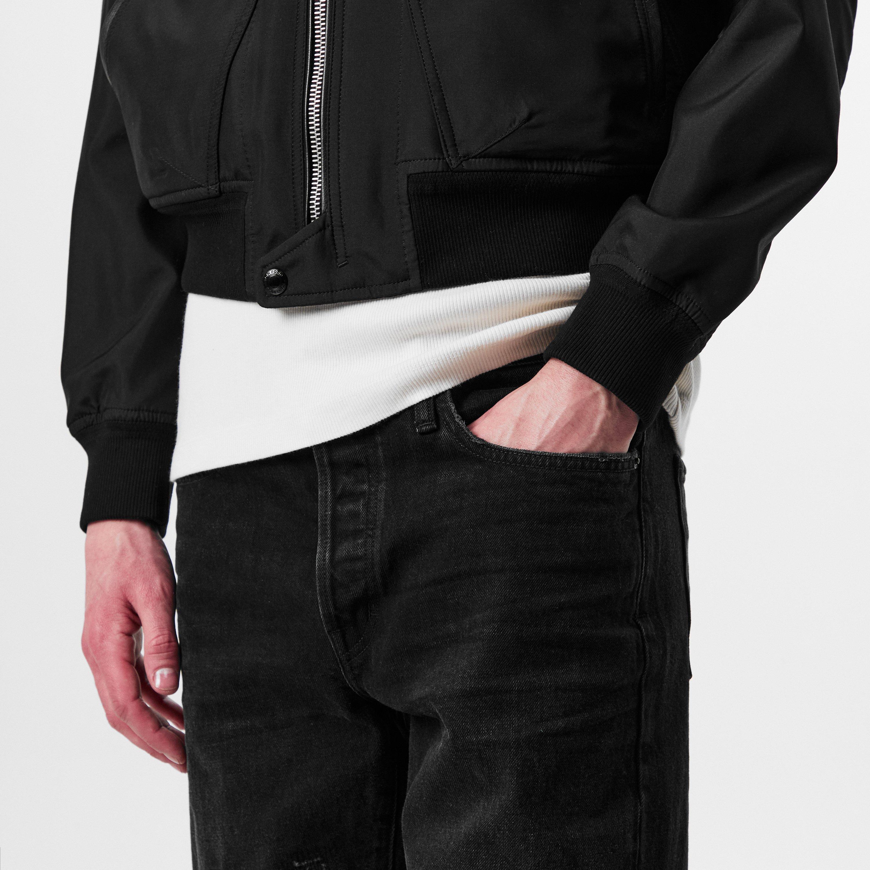 Washed Black - Tom Ford - Men's Straight Leg Jeans - 5