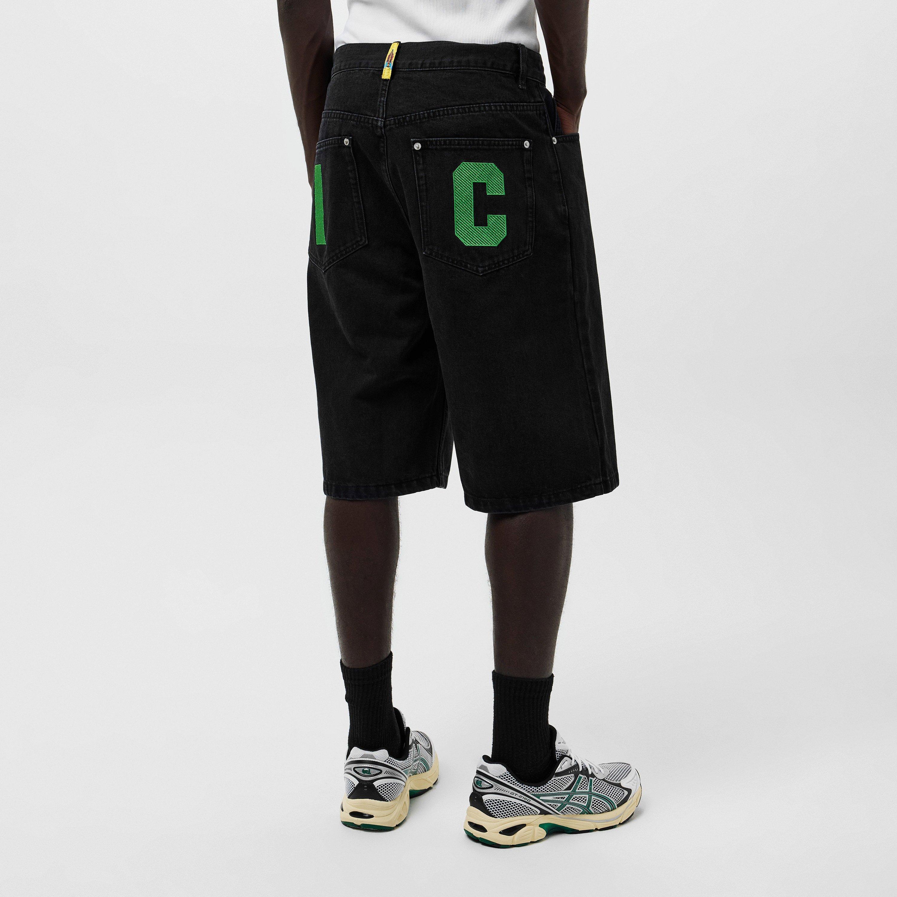 Black Denim - ICECREAM - Men's Denim Shorts - 4