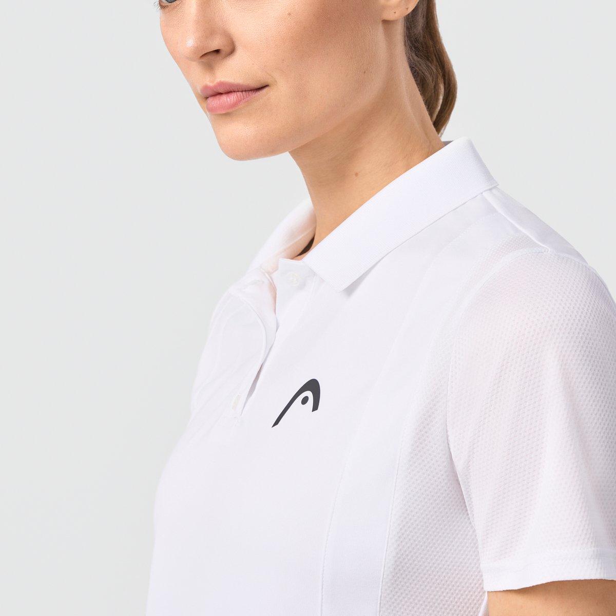 White - HEAD - CLUB 25 TECH Polo Shirt Women - 4