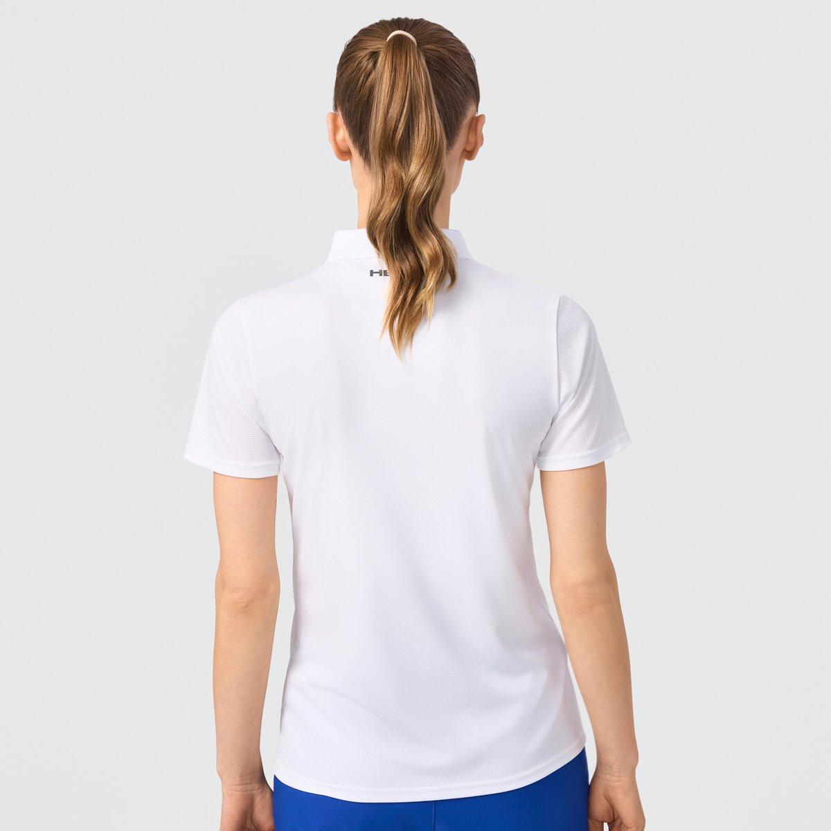 White - HEAD - CLUB 25 TECH Polo Shirt Women - 5