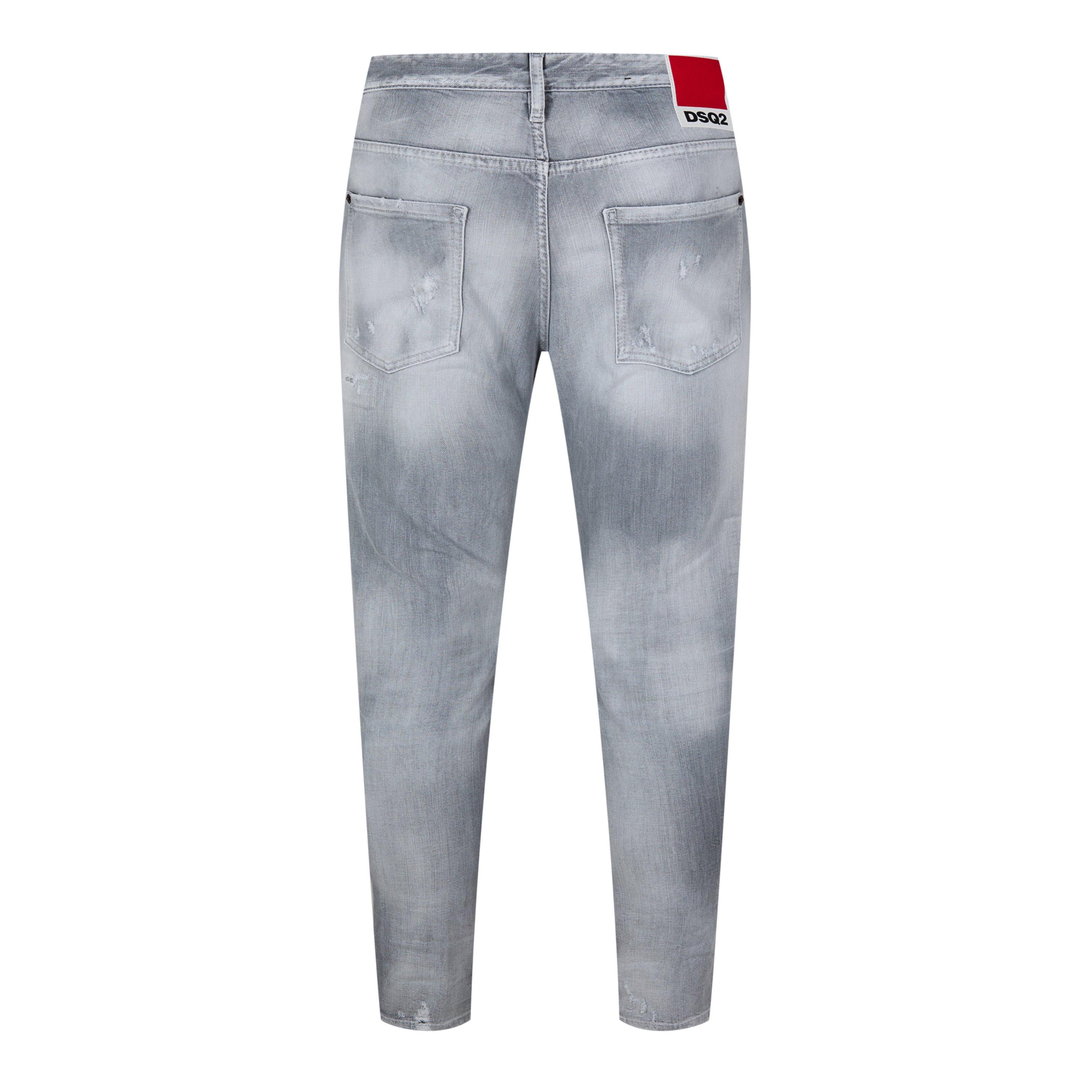Grey - DSquared2 - 5 Pocket Jeans - 3
