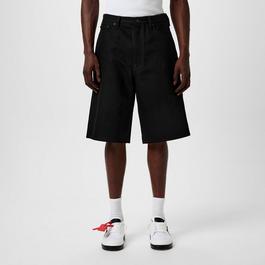 Off White Arrows Skate Denim Shorts