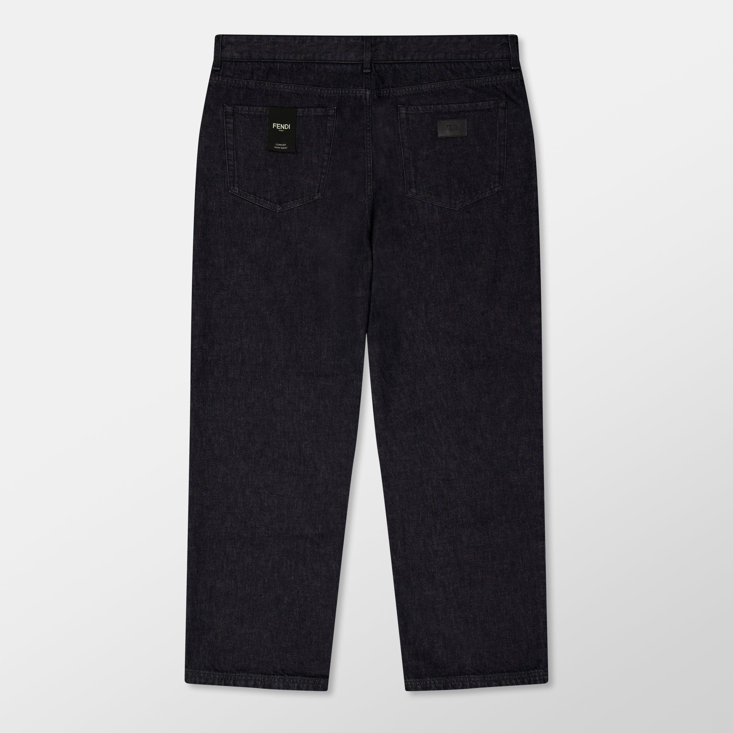 Black - Fendi - Inside Out Straight Leg Jeans - 2