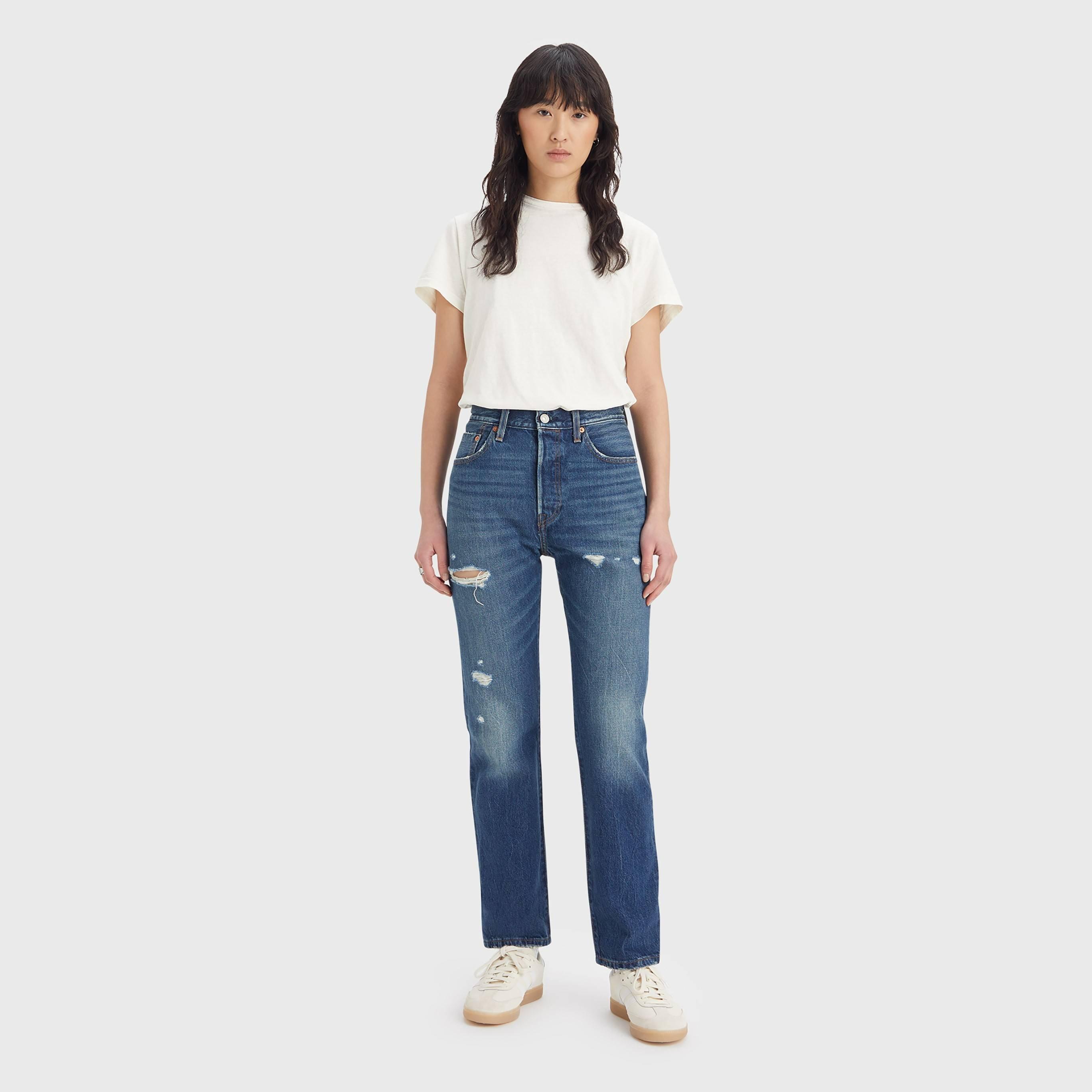 Levis Women's Straight Leg Jeans - New Life - 23 L32