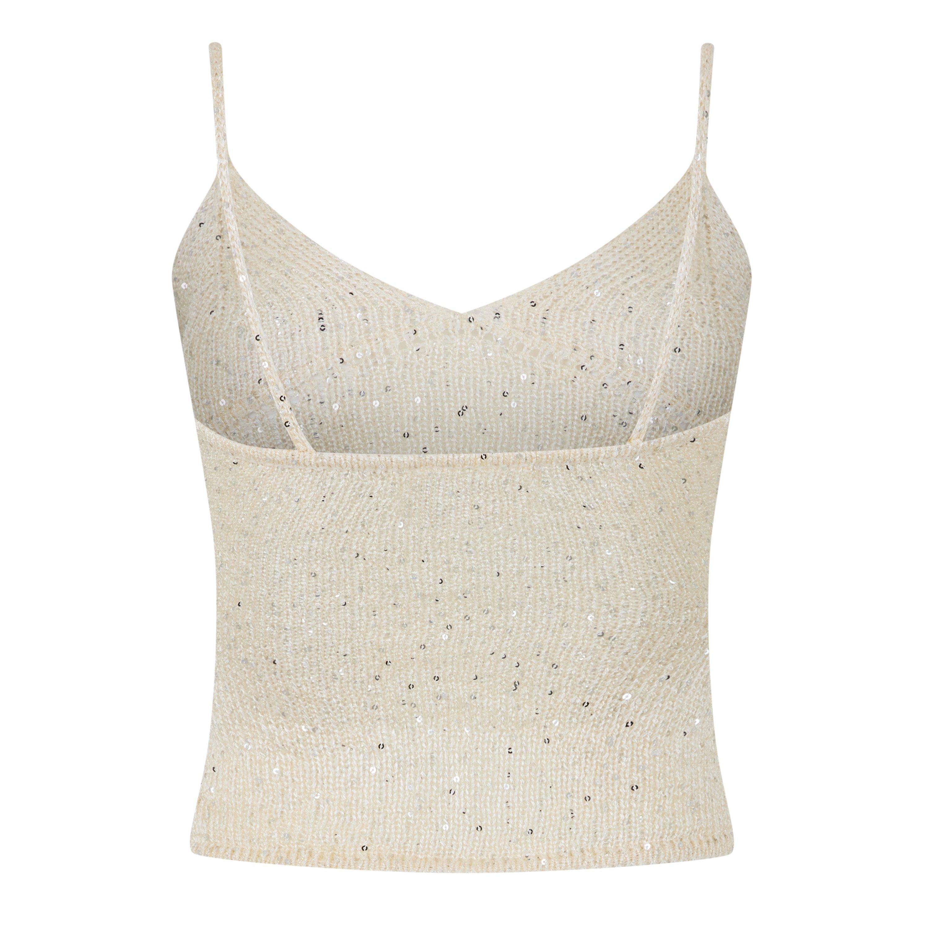 Ivory Sequin - Asta Resort - Carolina Camisole - 2
