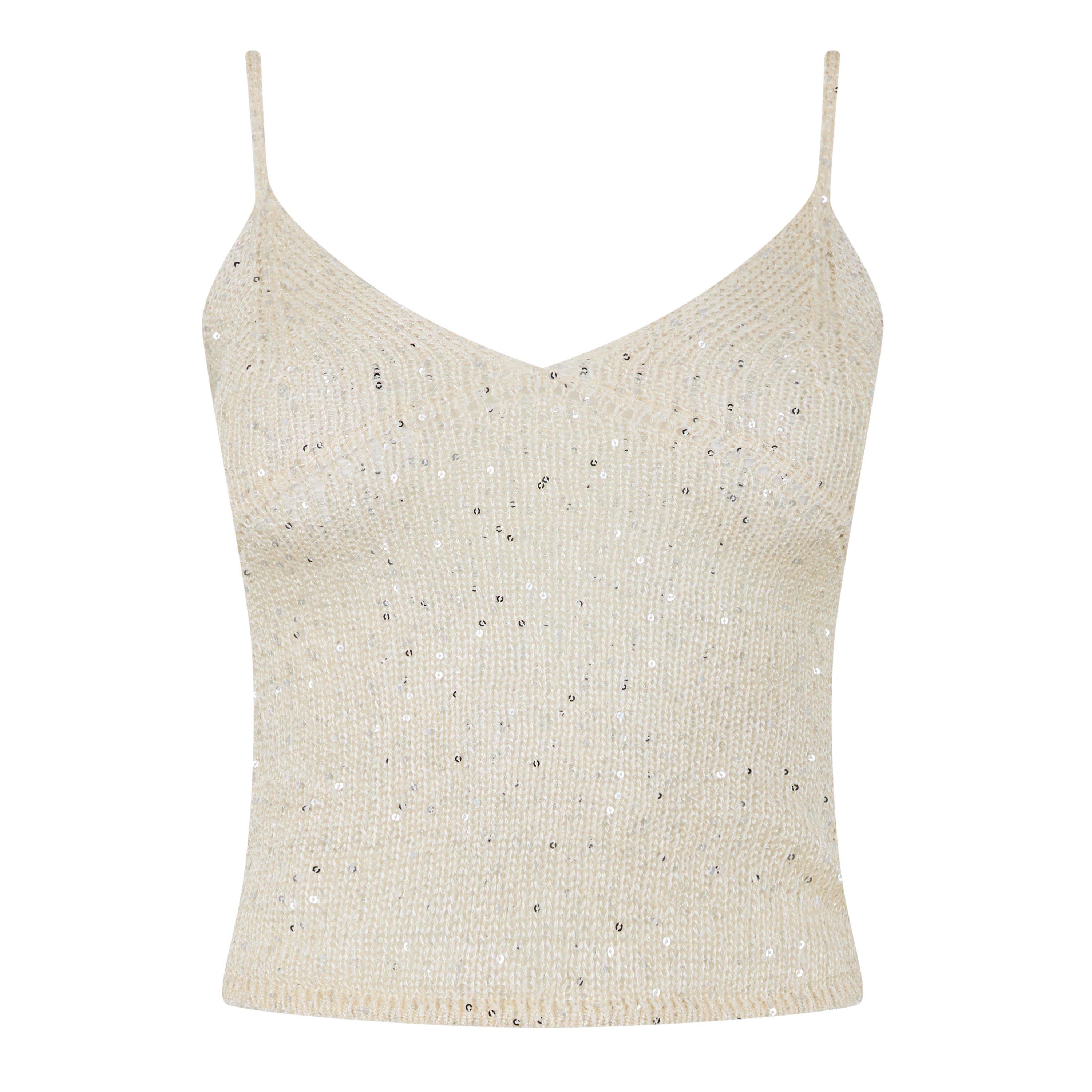 Ivory Sequin - Asta Resort - Carolina Camisole - 7