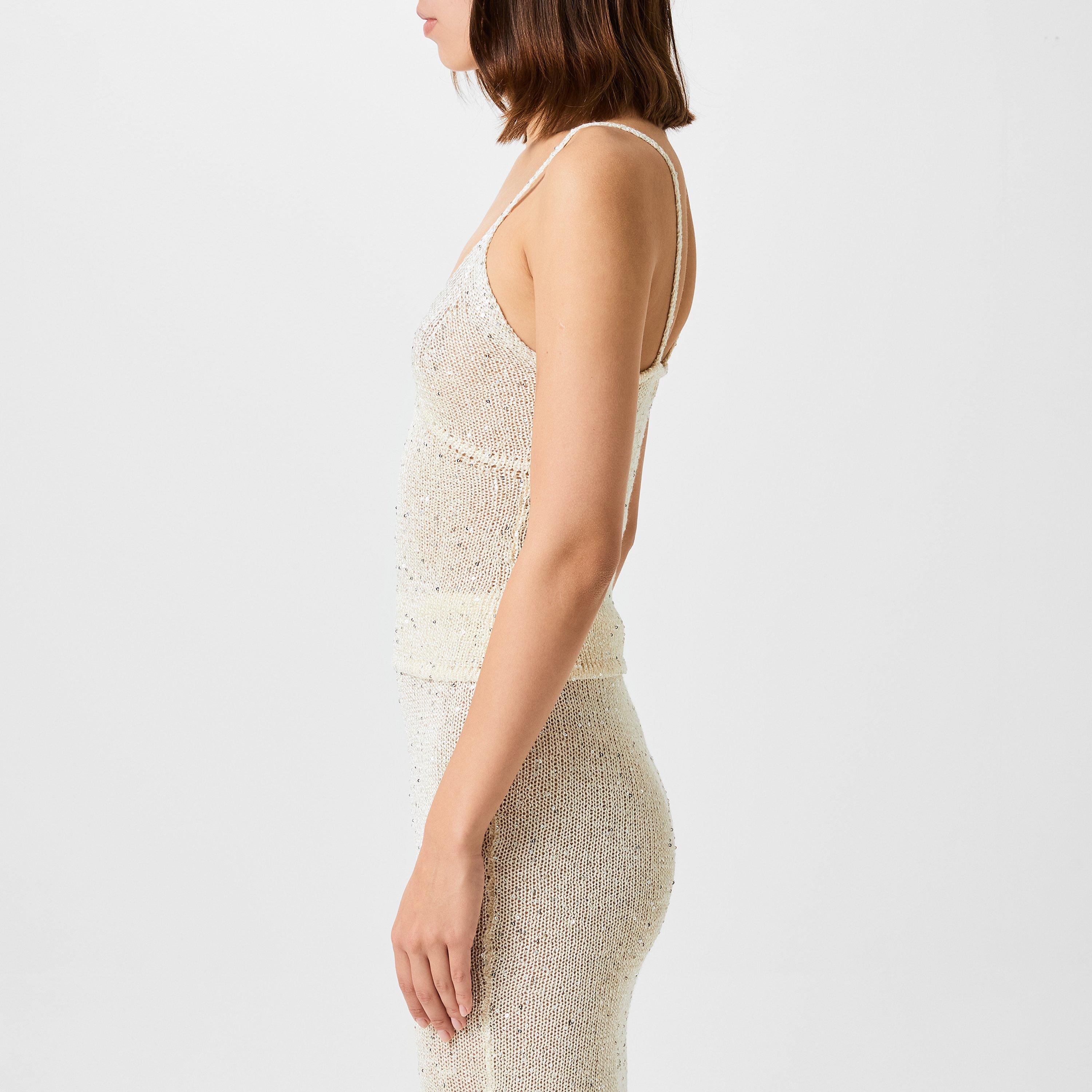 Ivory Sequin - Asta Resort - Carolina Camisole - 5