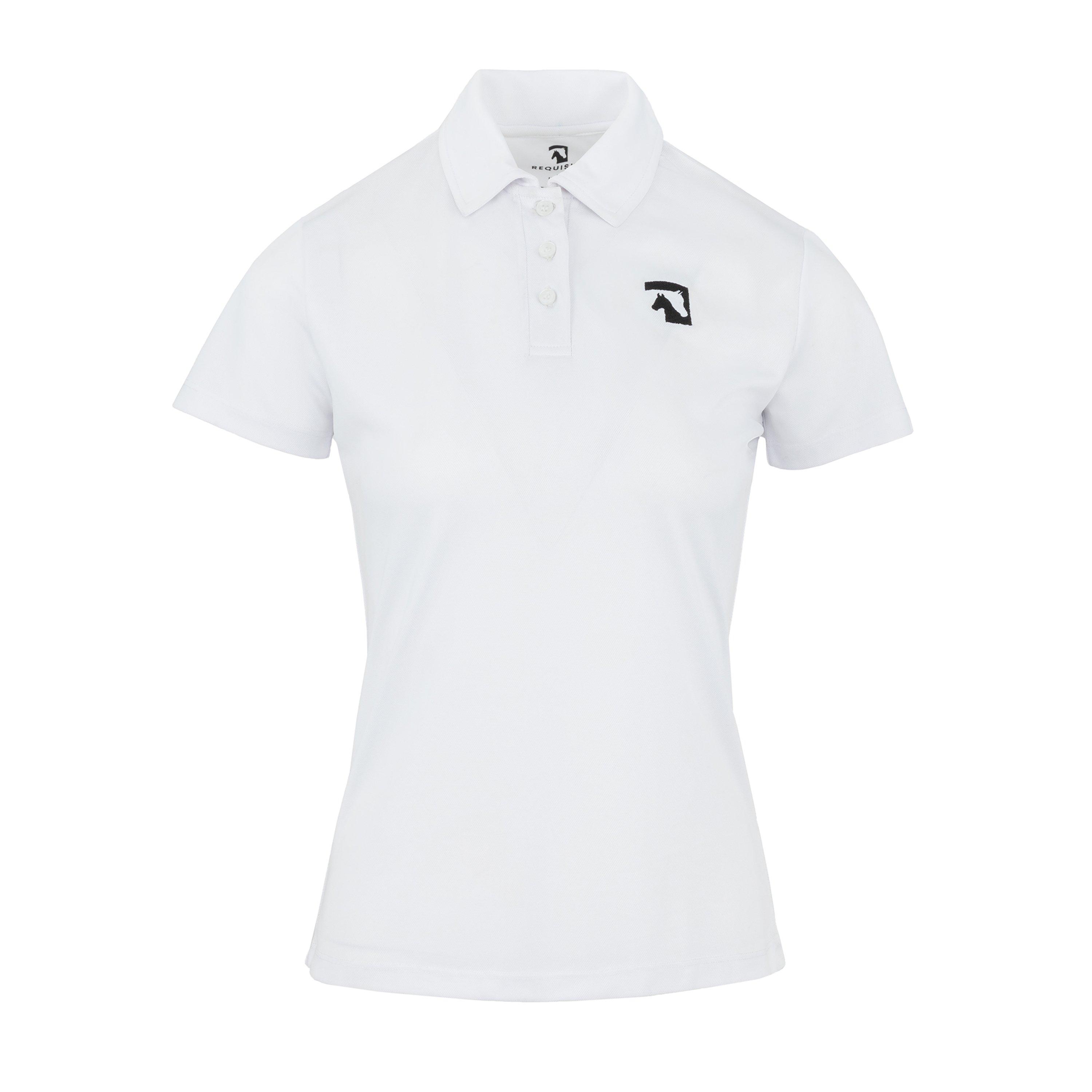 White - Requisite - Performance Polo Top Womens - 1