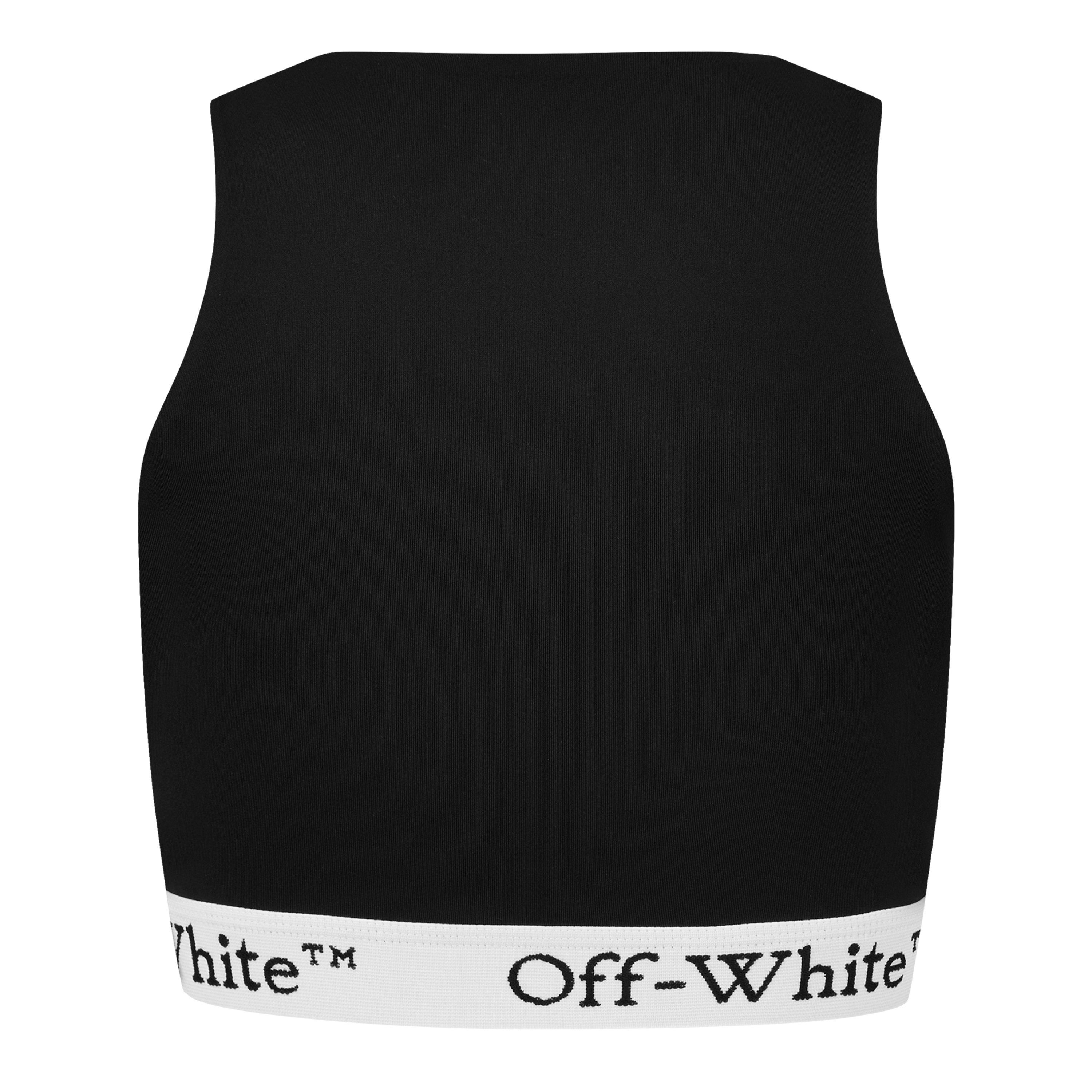 Black - Off White - Women's Zip-Up Rowing Top - 6