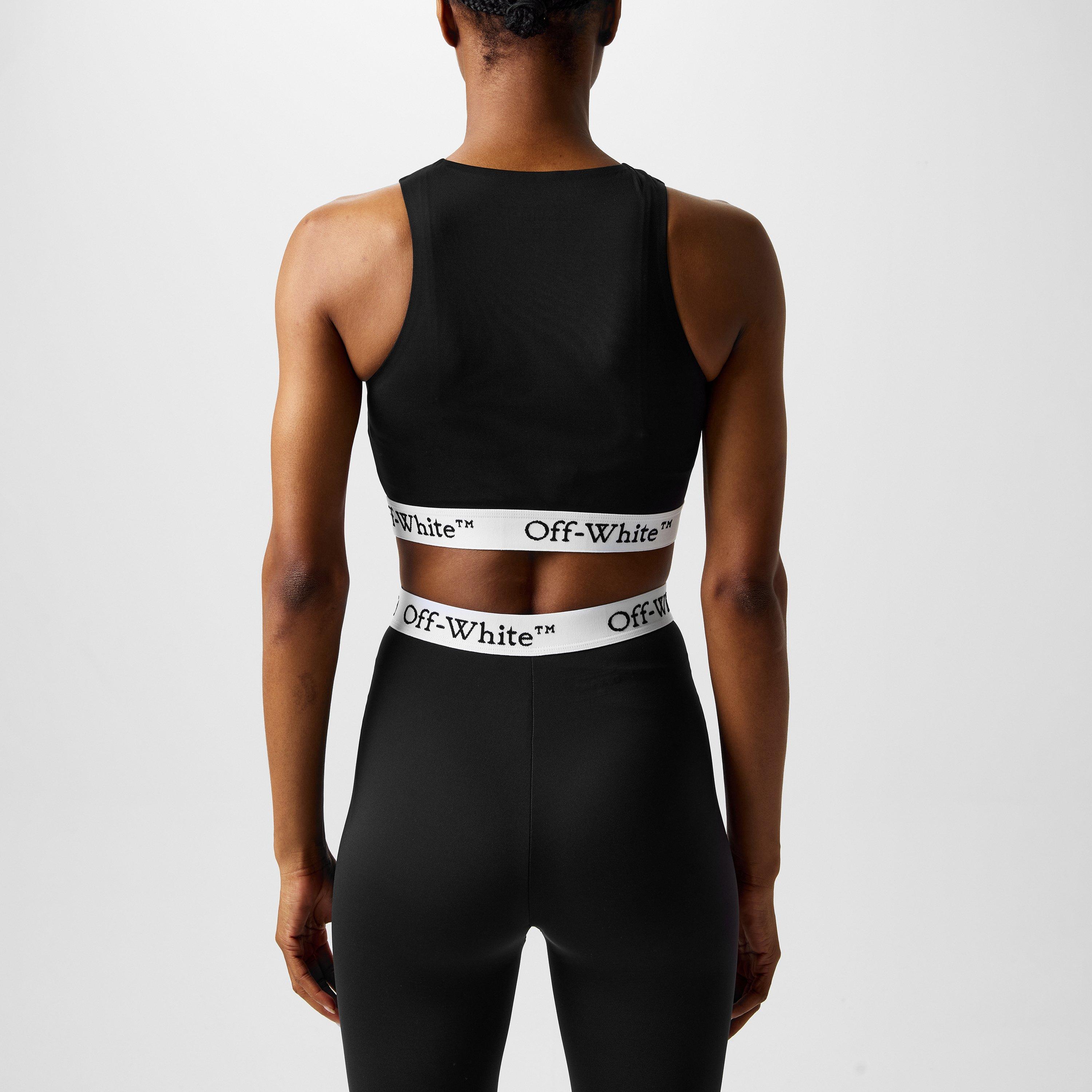 Black - Off White - Women's Zip-Up Rowing Top - 3