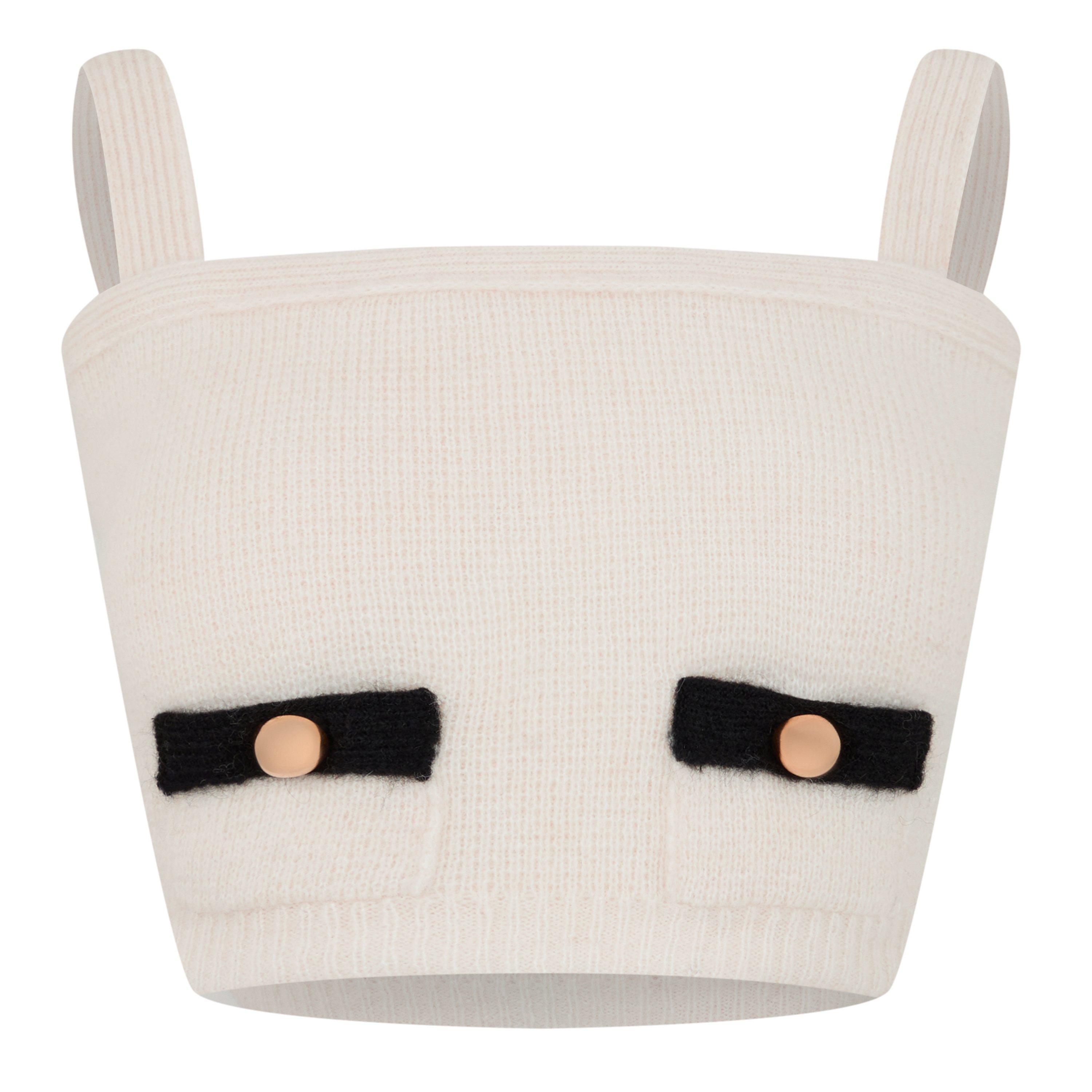 White - Alessandra Rich - Knit Bralette Top - 5