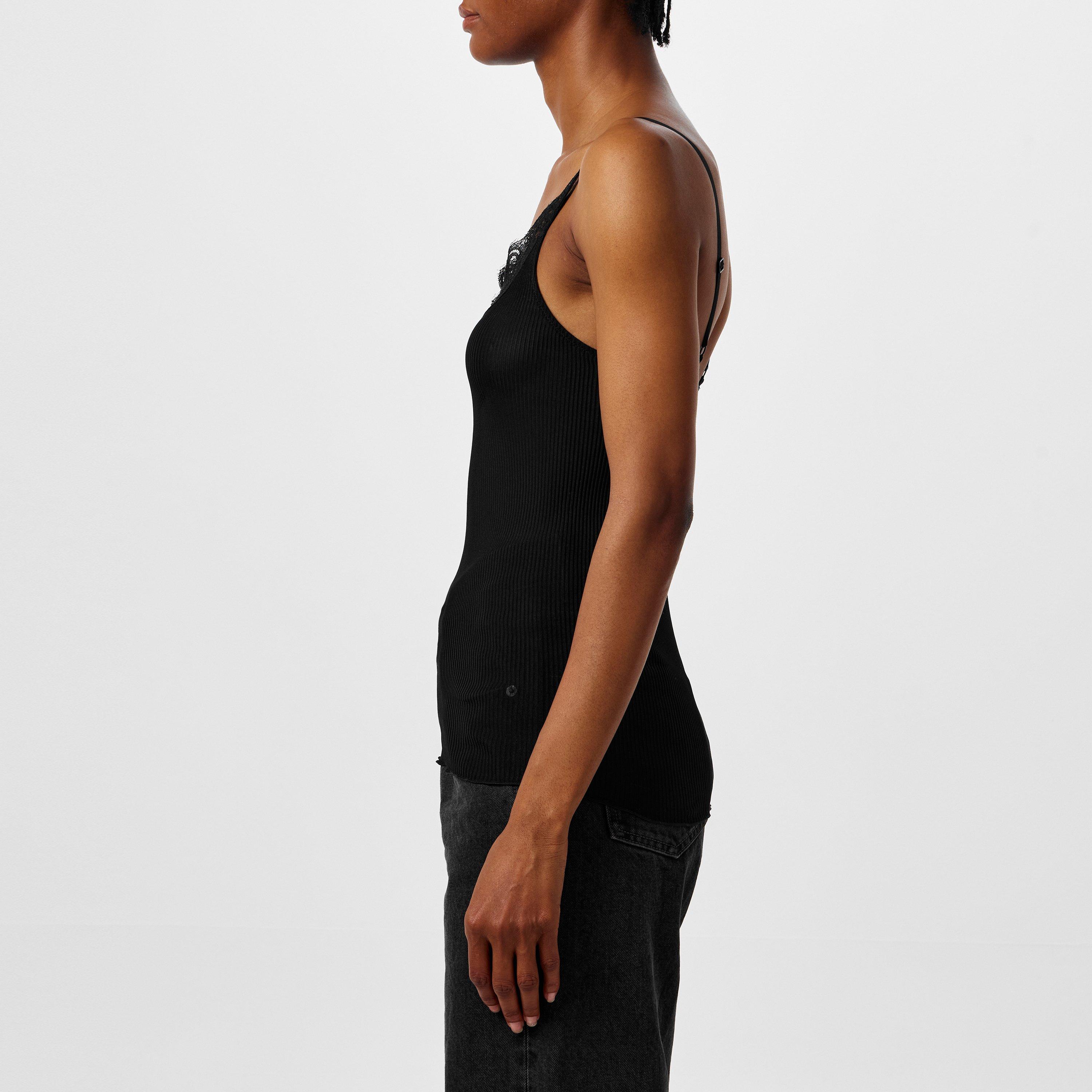 Noir - Saint Laurent - Laced Tank Top - 5