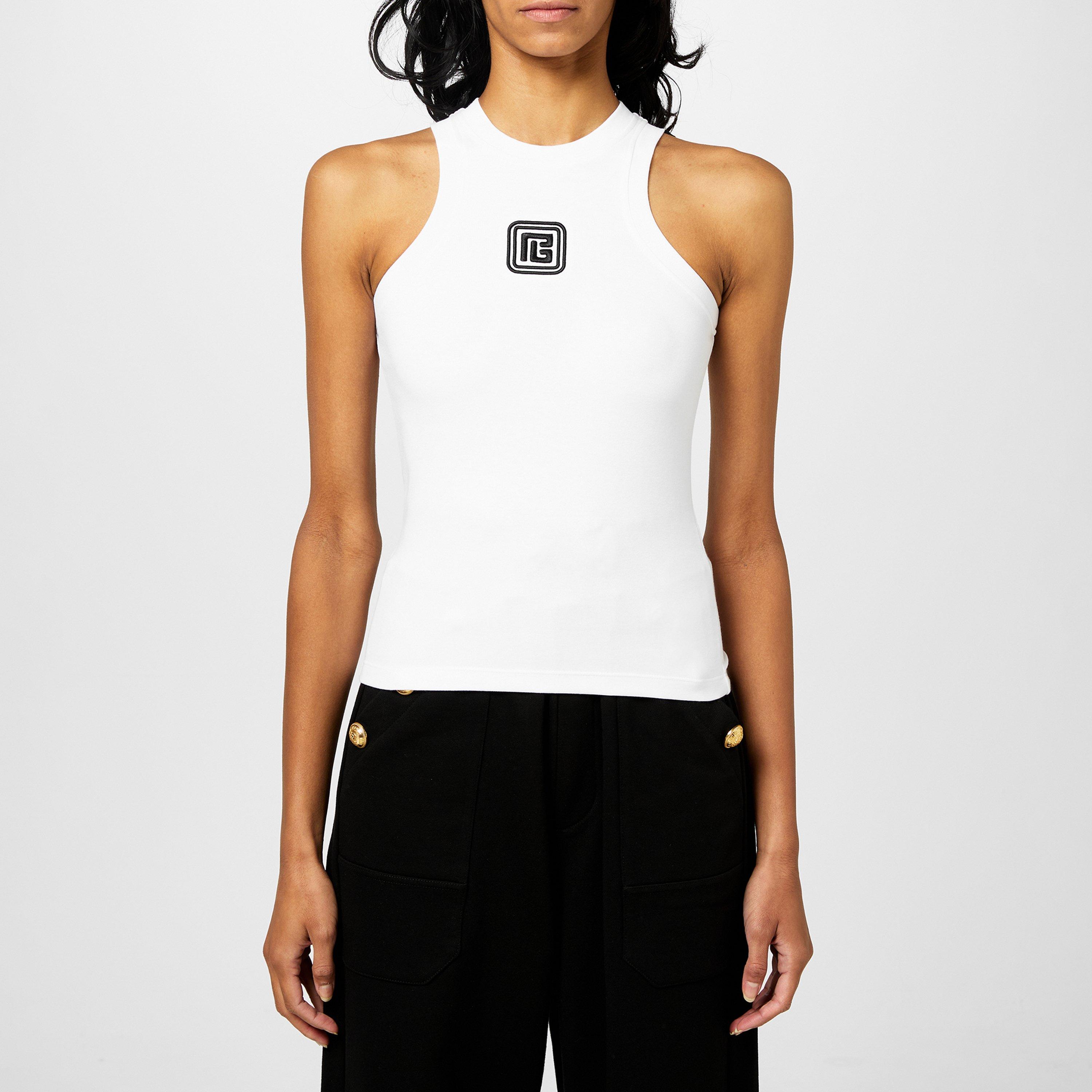 Balmain Retro Pb Tank Top | Cruise Fashion
