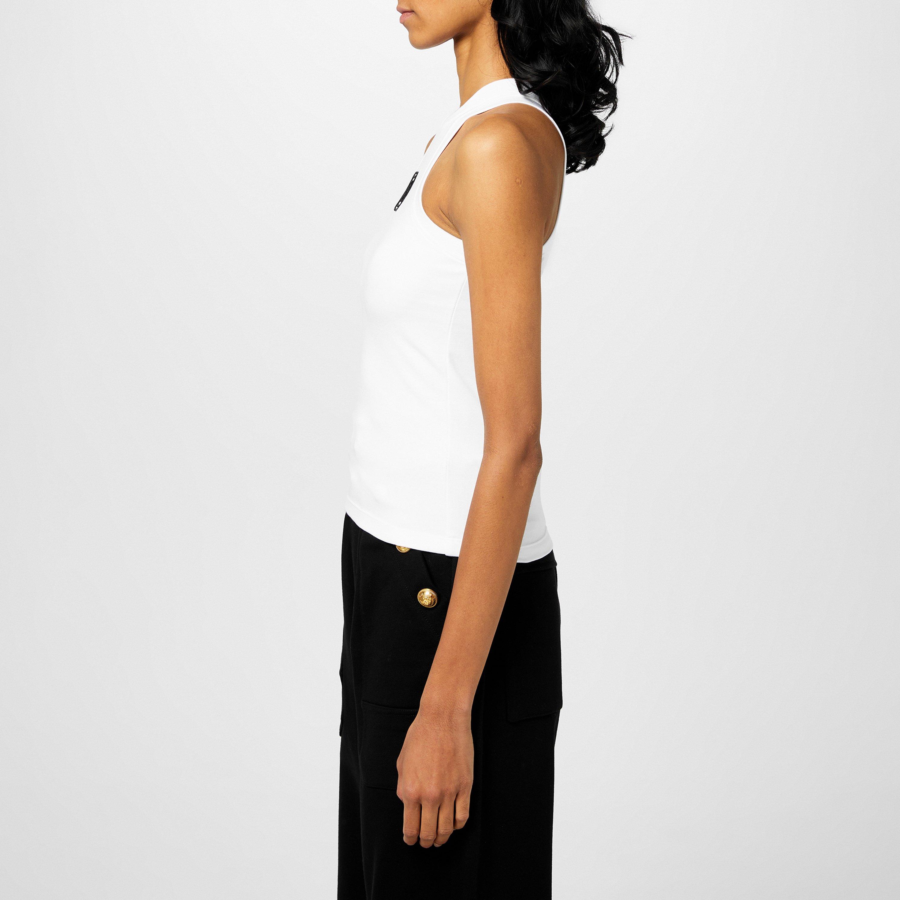 Blanc/Noir - Balmain - Retro Pb Tank Top - 2